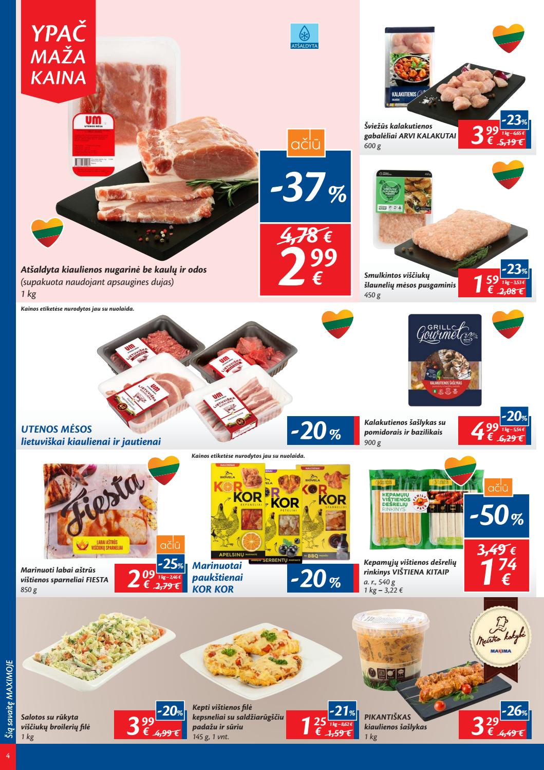 Maxima kaininis leidinys akcijos nuo 
  2019-06-04 iki 
  2019-06-10 | Leidinukas.lt puslapis 4