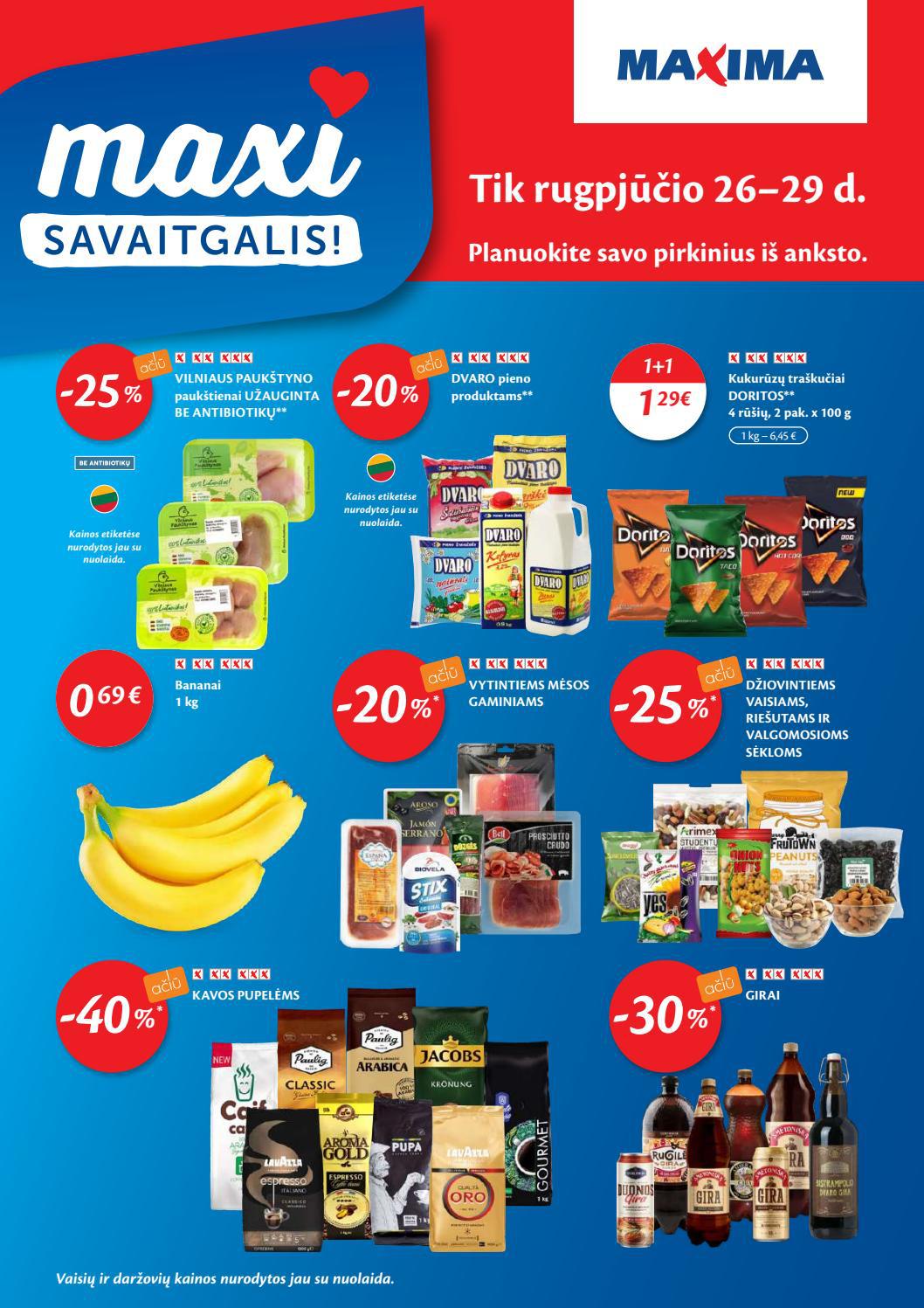 Maxima kaininis leidinys akcijos nuo 
  2021-08-26 iki 
  2021-08-29 | Leidinukas.lt puslapis 36