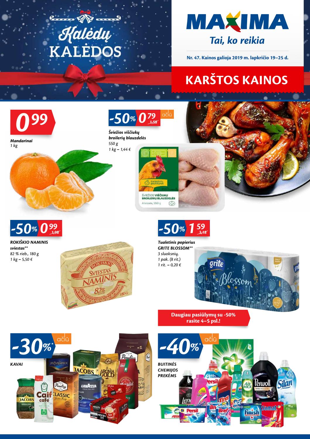 Maxima kaininis leidinys akcijos nuo 
  2019-11-19 iki 
  2019-11-25 | Leidinukas.lt puslapis 1