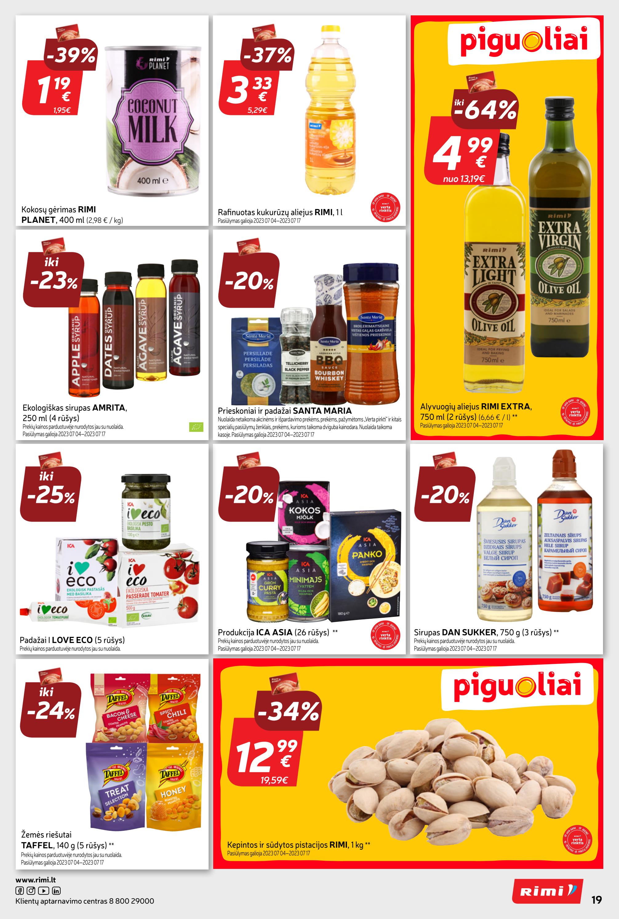 Rimi savaitinis leidinys akcijos nuo 
  2023-07-04 iki 
  2023-07-10 | Leidinukas.lt puslapis 19