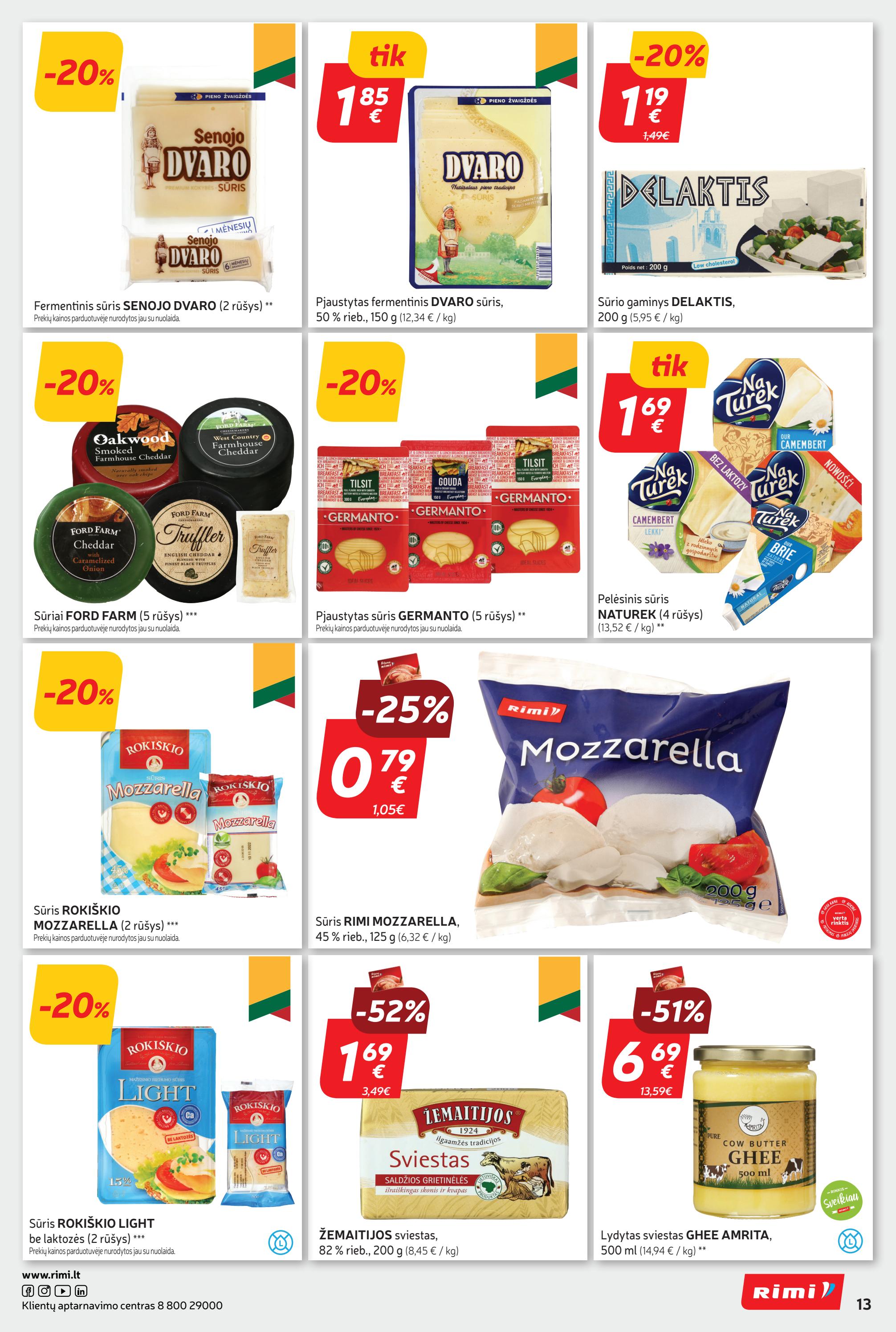 Rimi savaitinis leidinys akcijos nuo 
  2023-08-01 iki 
  2023-08-07 | Leidinukas.lt puslapis 13