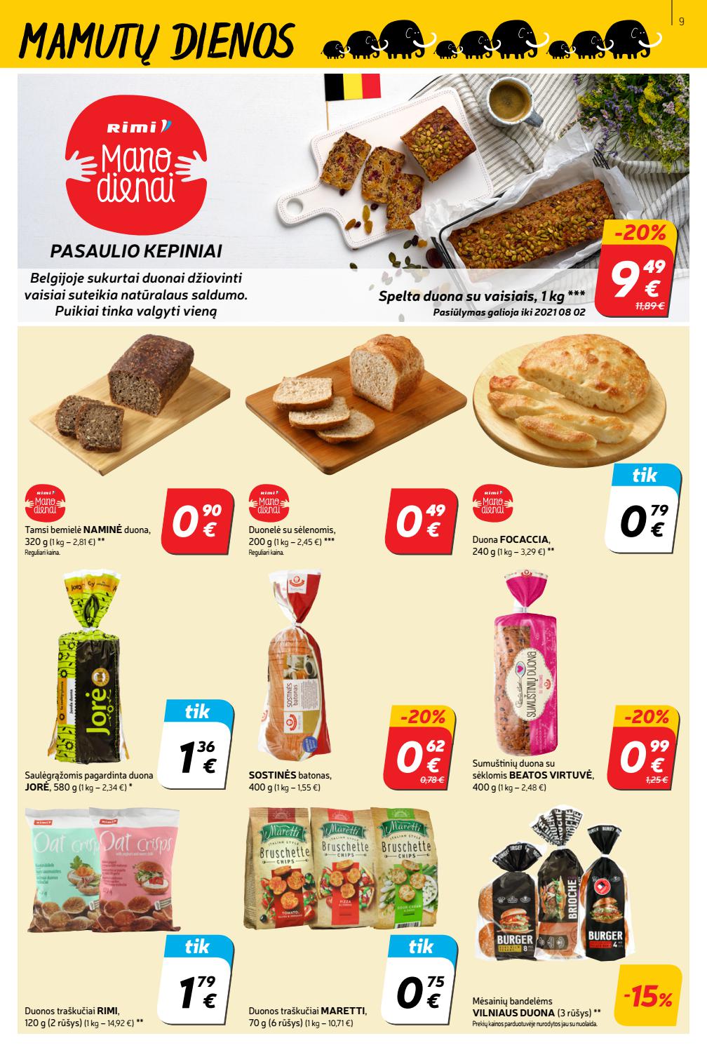 Rimi savaitinis leidinys akcijos nuo 
  2021-07-27 iki 
  2021-08-02 | Leidinukas.lt puslapis 9