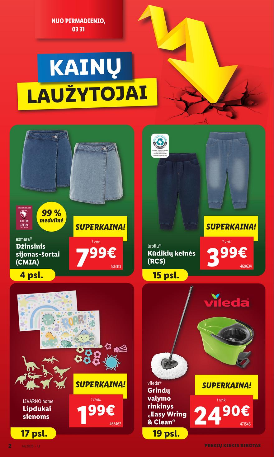 Lidl ne maisto leidinys akcijos nuo 
  2025-03-31 iki 
  2025-04-06 | Leidinukas.lt puslapis 2