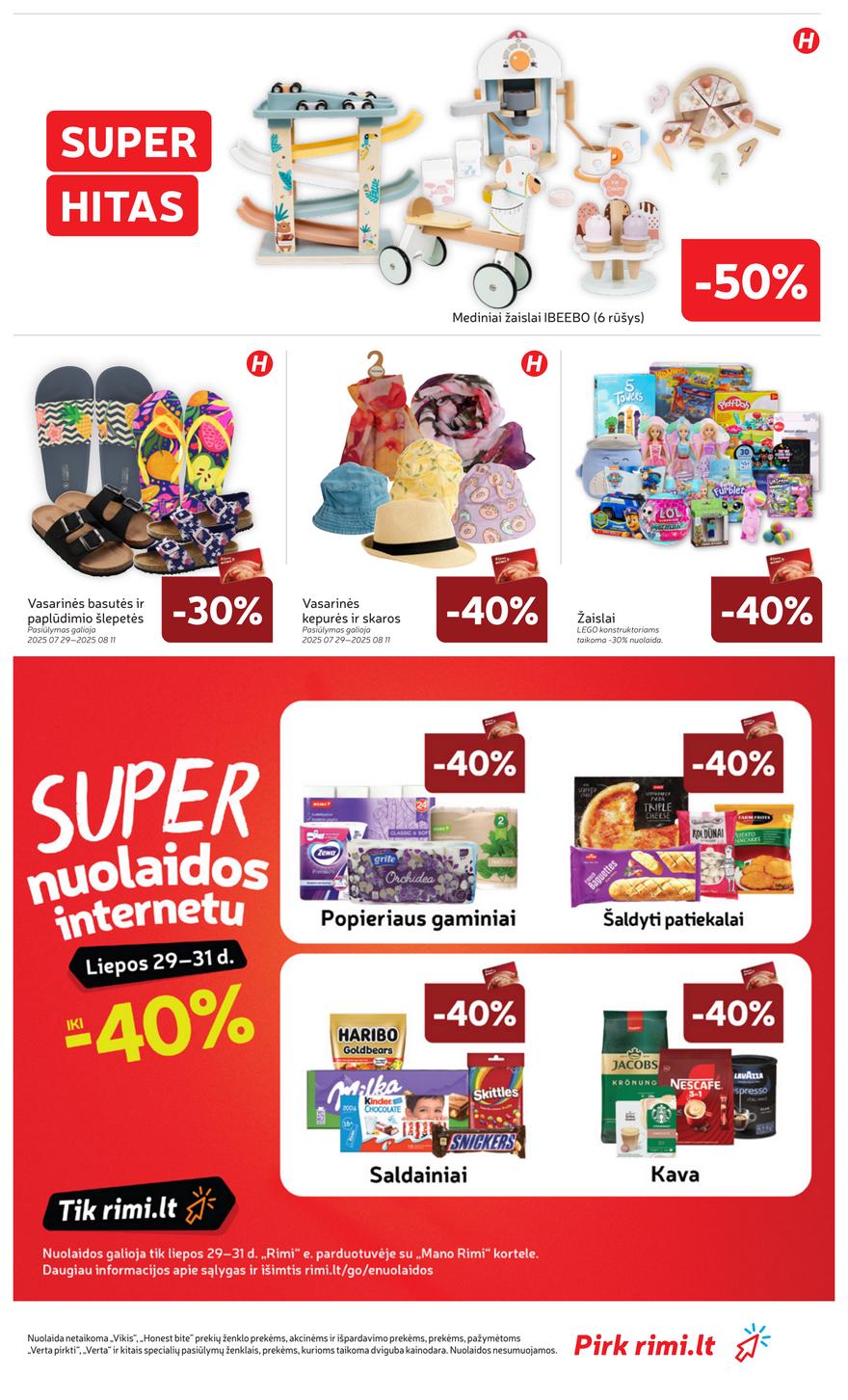 Rimi savaitinis leidinys  akcijos nuo 
  2025-07-29 iki 
  2025-08-04 | Leidinukas.lt puslapis 33
