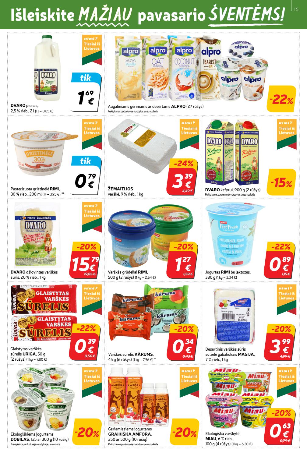 Rimi savaitinis leidinys akcijos nuo 
  2021-03-23 iki 
  2021-03-29 | Leidinukas.lt puslapis 15