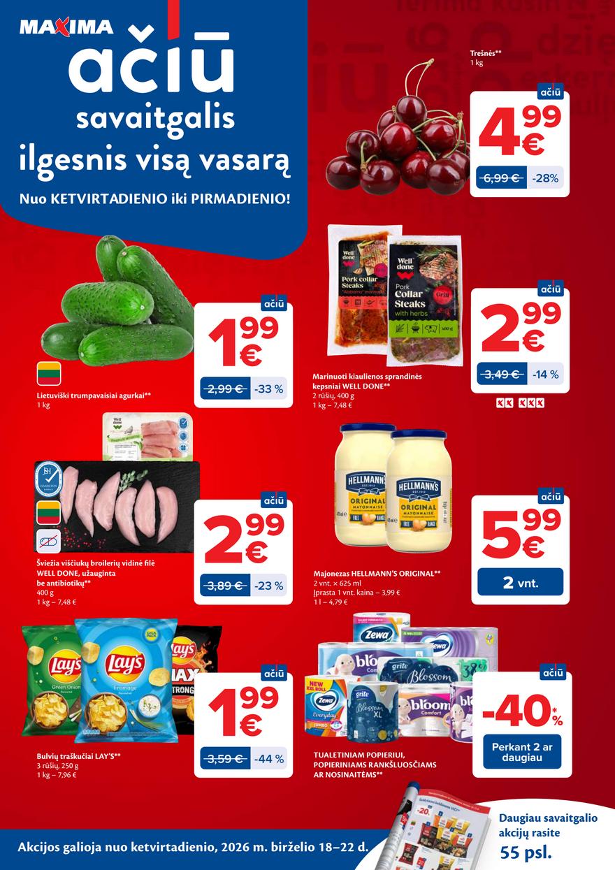 Maxima leidinys akcijos nuo 
  2026-06-16 iki 
  2026-06-22 | Leidinukas.lt puslapis 56