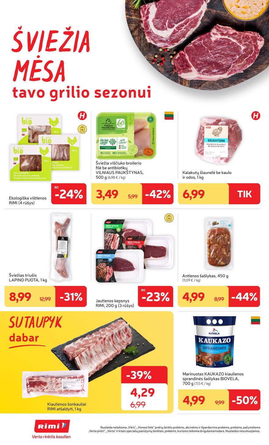 Rimi savaitinis leidinys 30 akcijos nuo
2025-07-22 iki
2025-07-28 | Leidinukas.lt puslapis 4