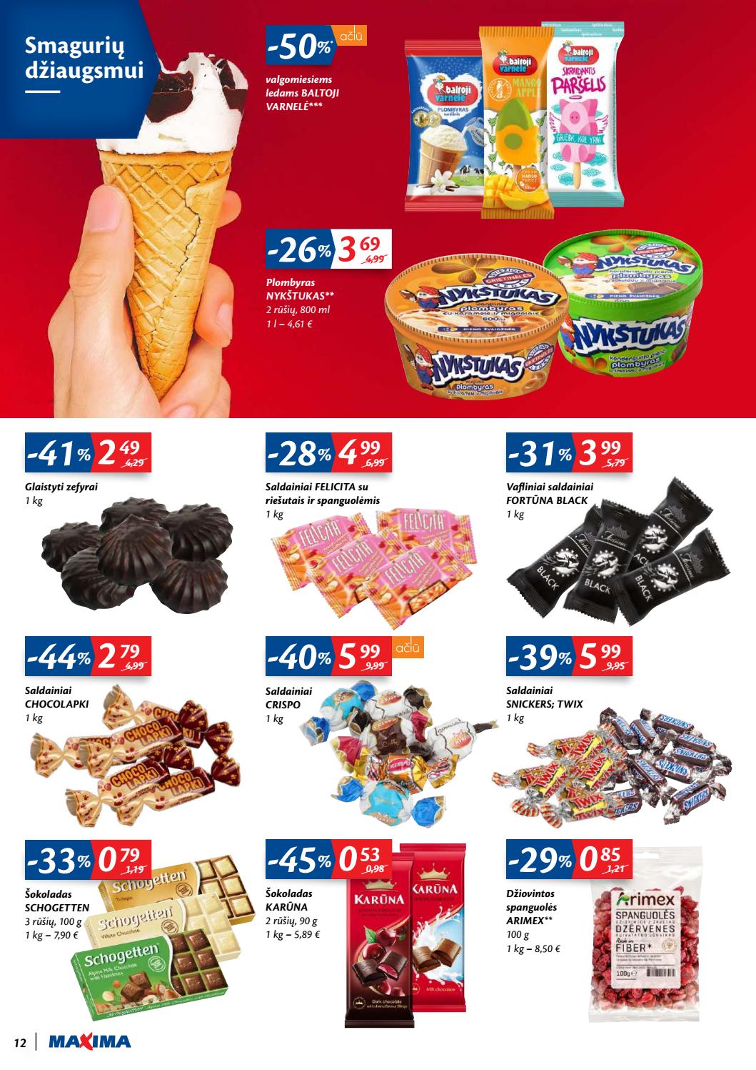 Maxima kaininis leidinys akcijos nuo 
  2019-11-12 iki 
  2019-11-18 | Leidinukas.lt puslapis 12