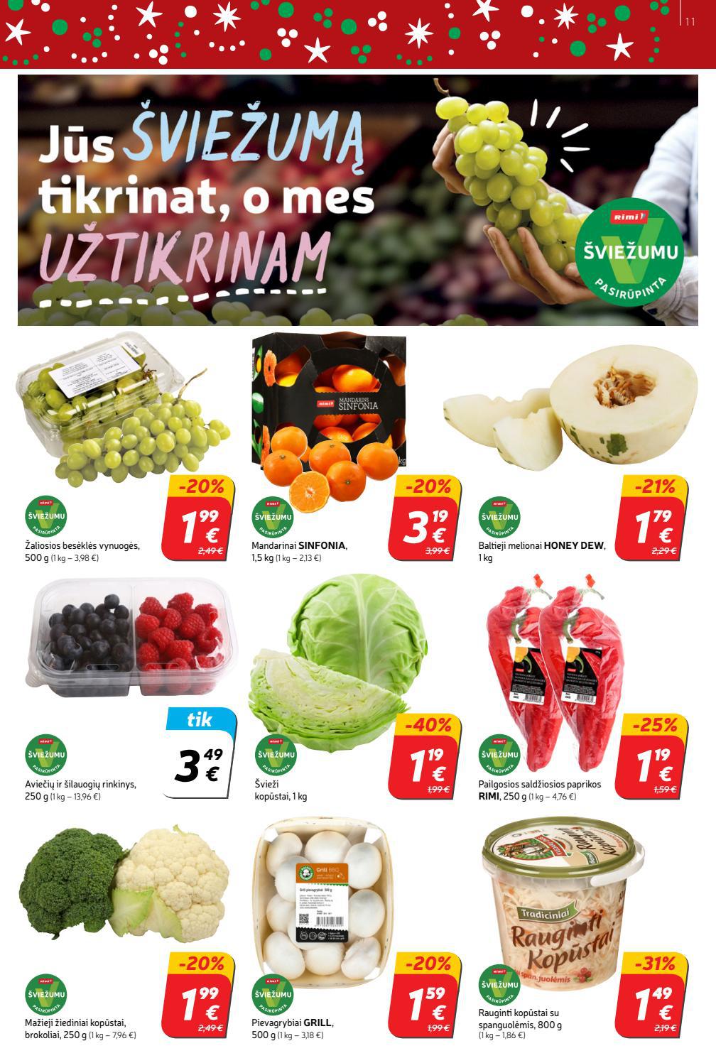Rimi savaitinis leidinys akcijos nuo 
  2021-12-28 iki 
  2022-01-03 | Leidinukas.lt puslapis 11