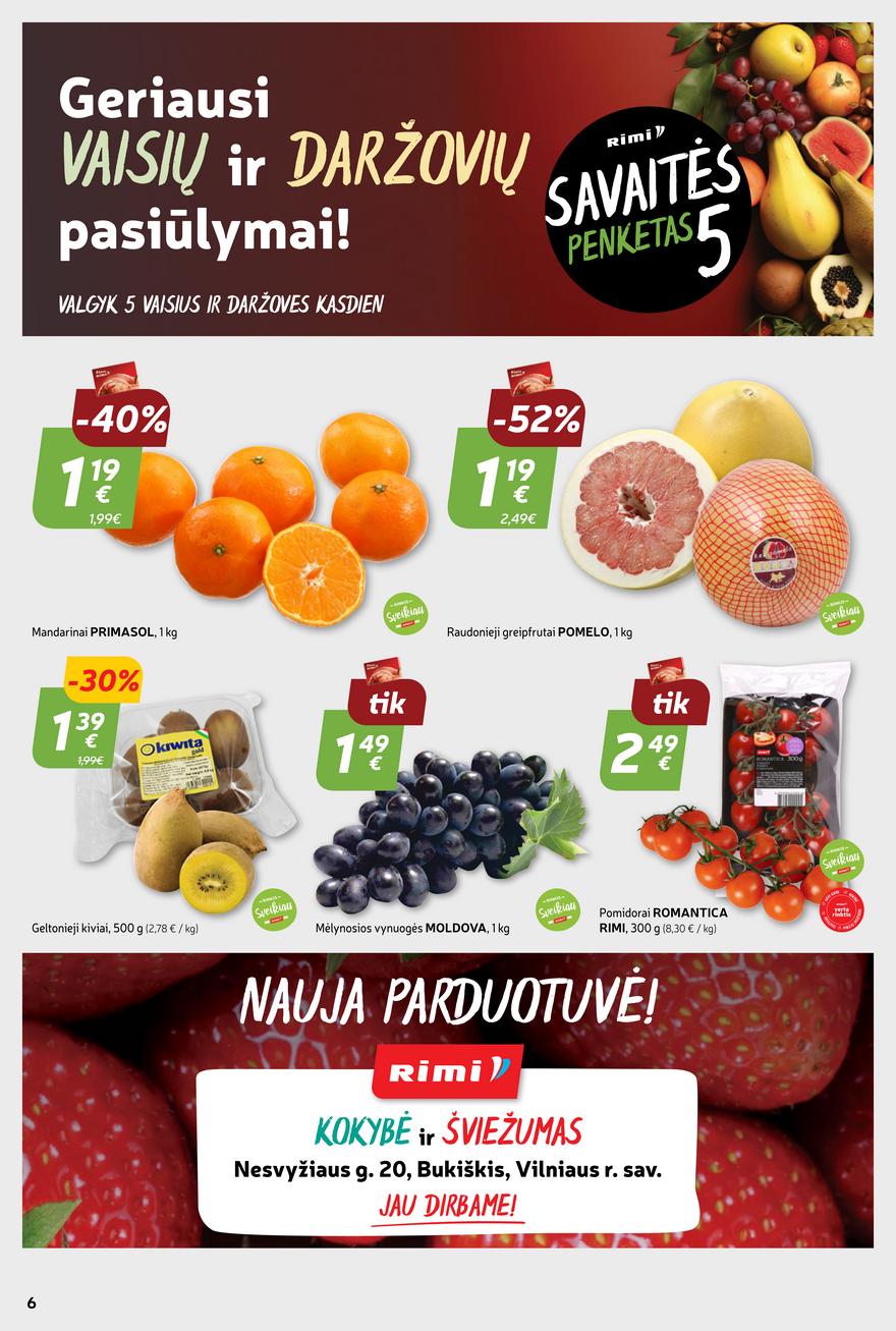 Rimi savaitinis leidinys akcijos nuo 
  2023-11-14 iki 
  2023-11-20 | Leidinukas.lt puslapis 6