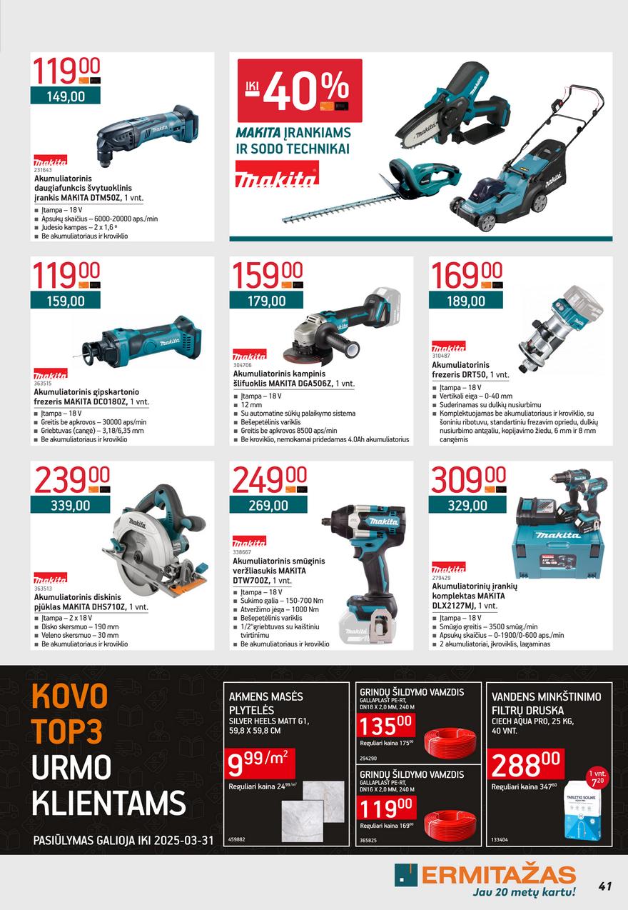 Ermitažas leidinys akcijos nuo 
  2025-03-03 iki 
  2025-03-31 | Leidinukas.lt puslapis 41