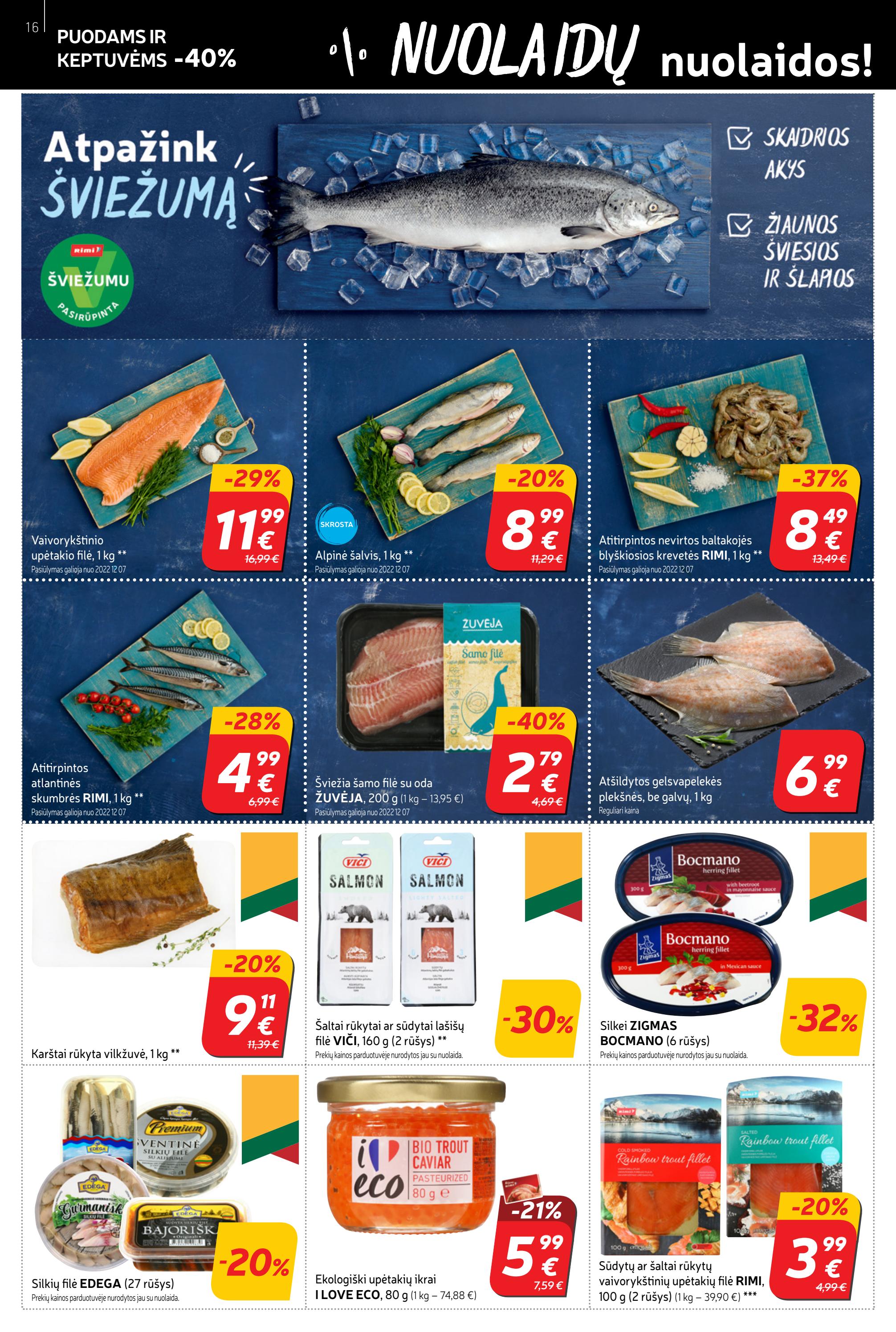 Rimi savaitinis leidinys akcijos nuo 
  2022-12-06 iki 
  2022-12-12 | Leidinukas.lt puslapis 16