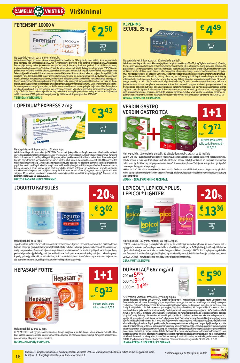 Camelia leidinys akcijos nuo 
  2019-09-01 iki 
  2019-09-30 | Leidinukas.lt puslapis 16