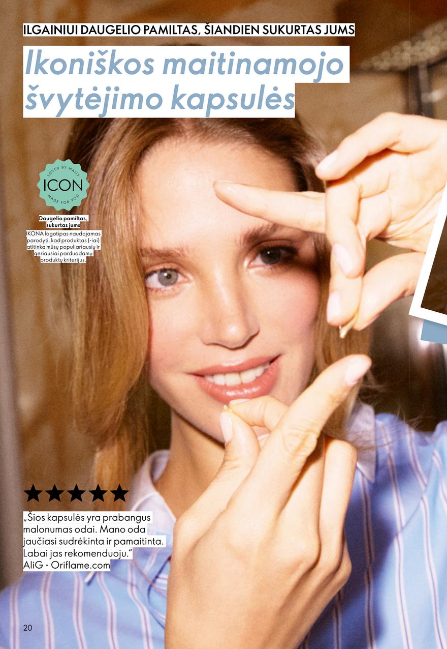 Oriflame katalogas akcijos nuo 
  2026-03-11 iki 
  2026-03-31 | Leidinukas.lt puslapis 20
