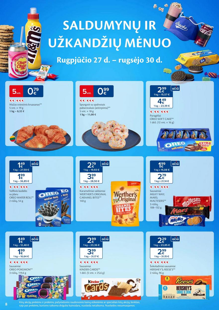 Maxima savaitinis leidinys 39 akcijos nuo
2024-09-24 iki
2024-09-30 | Leidinukas.lt puslapis 8