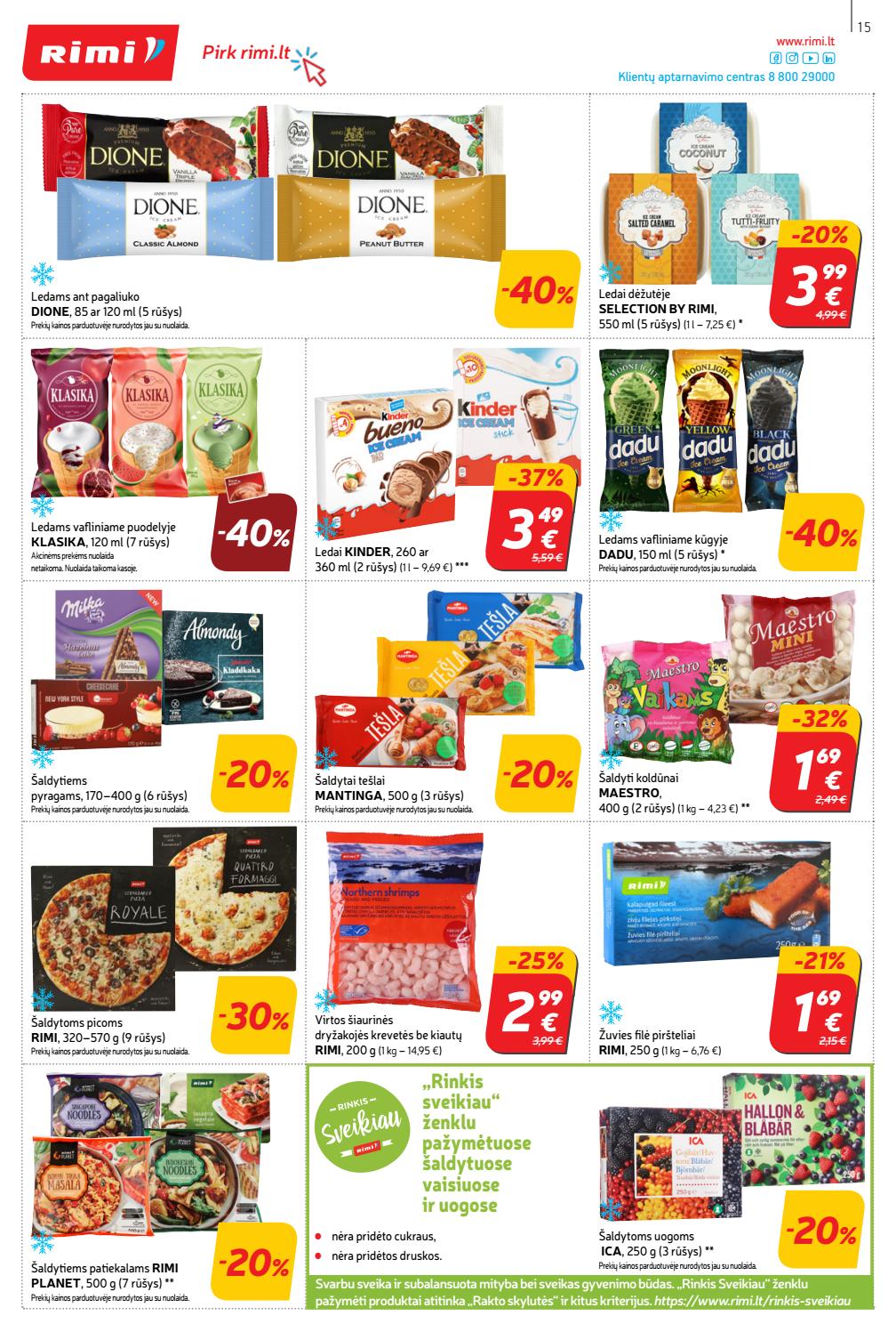 Rimi savaitinis leidinys akcijos nuo 
  2020-09-08 iki 
  2020-09-14 | Leidinukas.lt puslapis 15