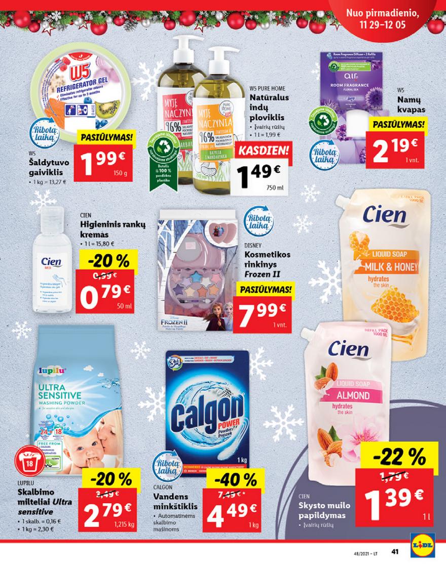 Ldil maisto leidinys akcijos nuo 
  2021-11-29 iki 
  2021-12-05 | Leidinukas.lt puslapis 41