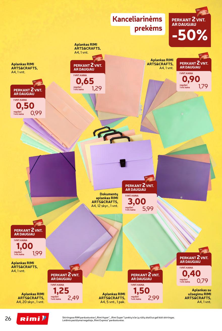 Rimi mokyklinis nuolaidų leidinys akcijos nuo 
  2026-07-28 iki 
  2026-09-07 | Leidinukas.lt puslapis 26