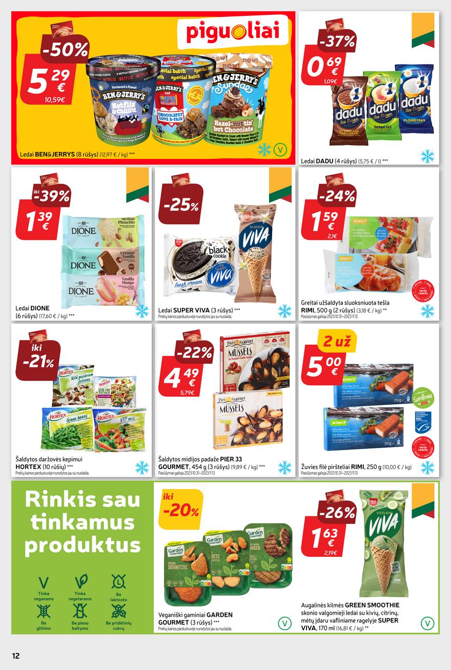 Rimi savaitinis leidinys akcijos nuo 
  2023-11-07 iki 
  2023-11-13 | Leidinukas.lt puslapis 12