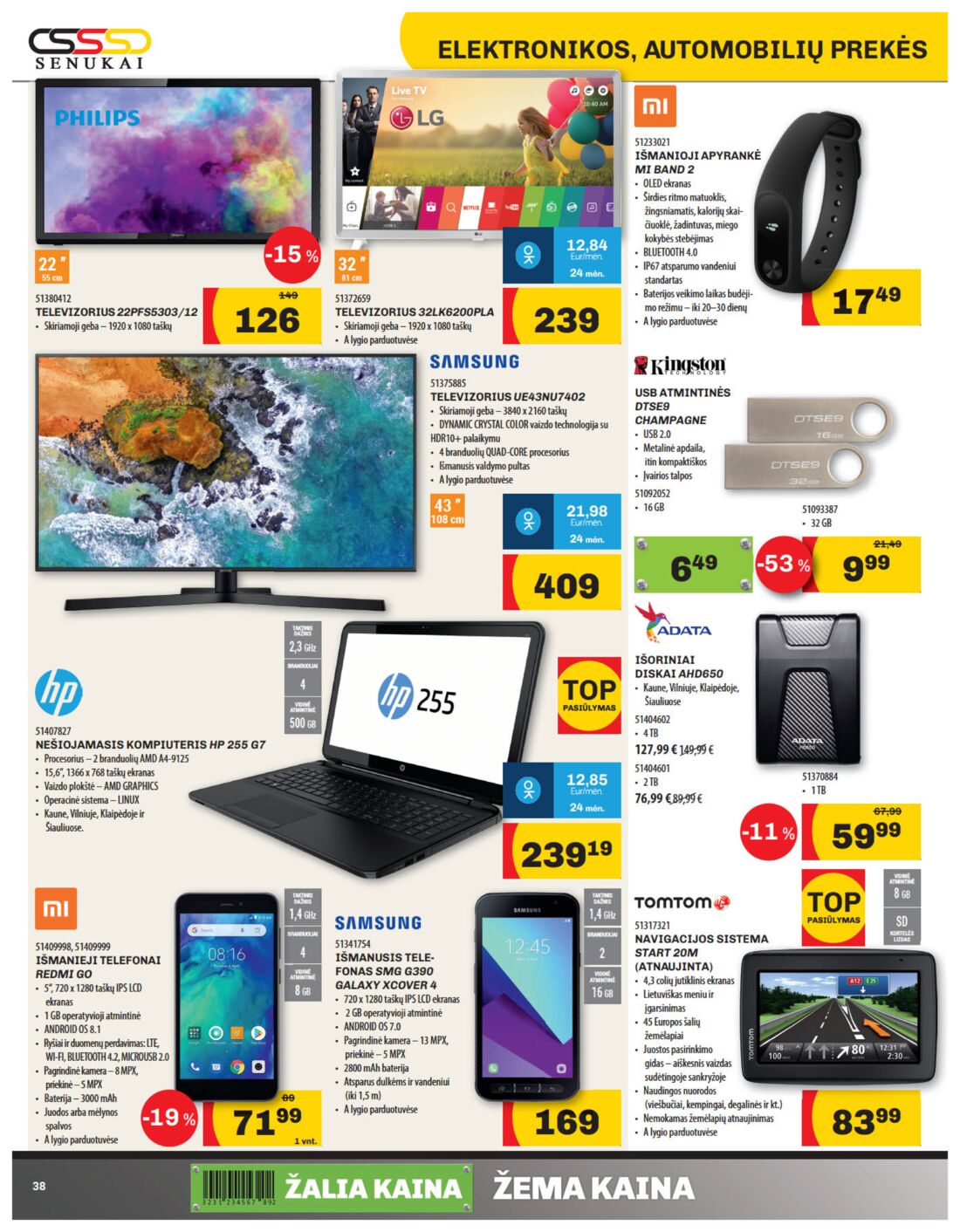 Senukai reklaminis leidinys akcijos nuo 
  2019-05-30 iki 
  2019-06-17 | Leidinukas.lt puslapis 38