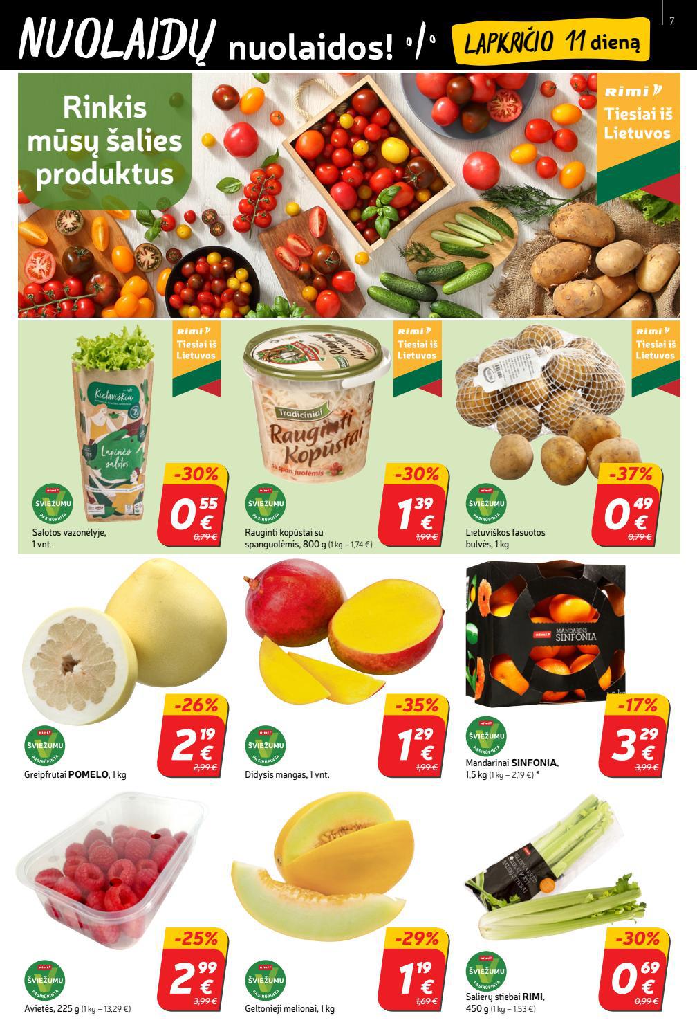 Rimi savaitinis leidinys akcijos nuo 
  2021-11-09 iki 
  2021-11-15 | Leidinukas.lt puslapis 7