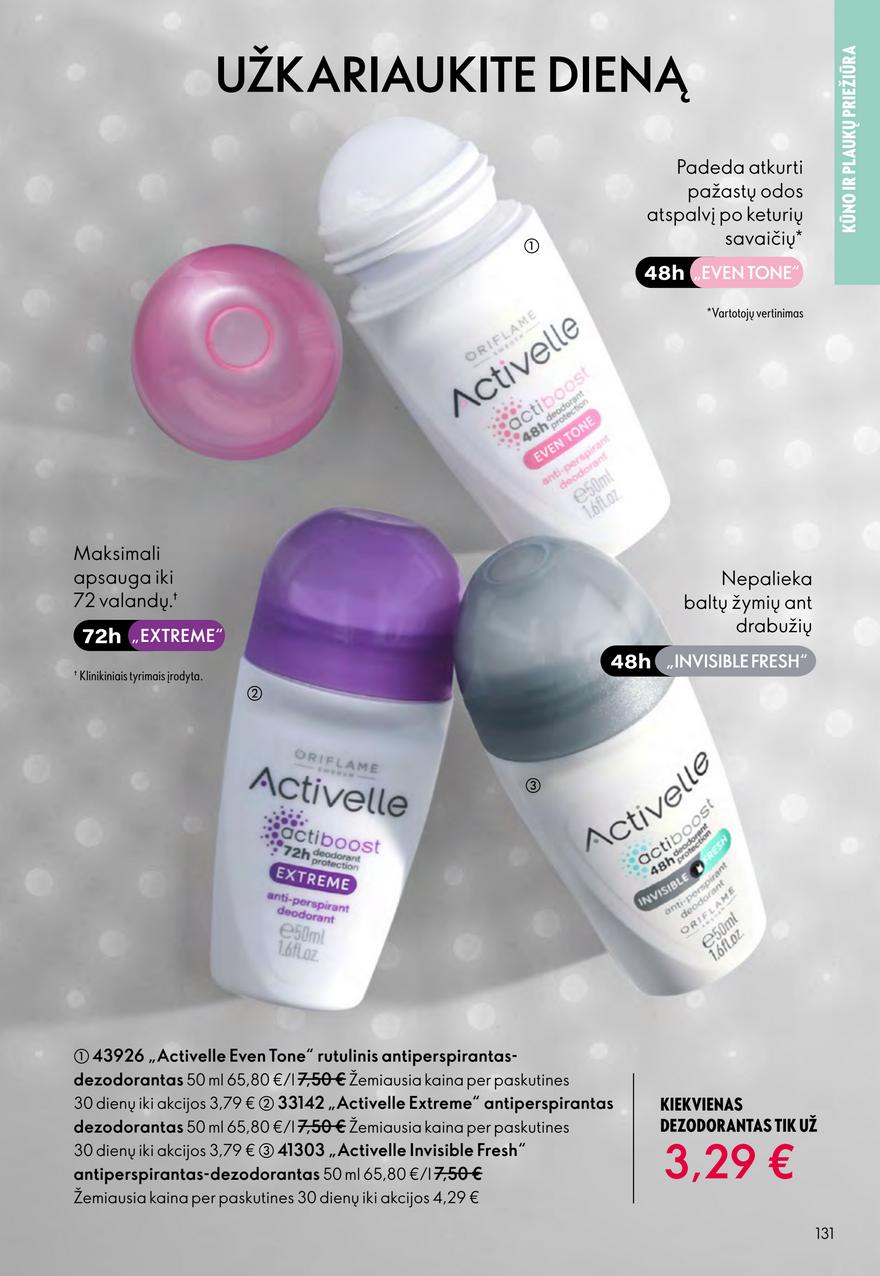 Oriflame katalogas akcijos nuo 
  2026-04-01 iki 
  2026-04-21 | Leidinukas.lt puslapis 131