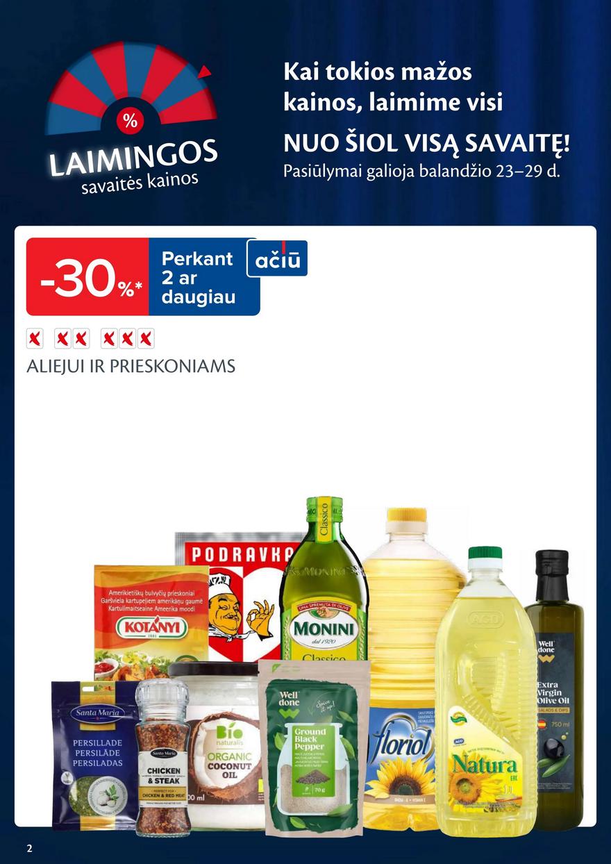 Maxima leidinys akcijos nuo 
  2024-04-23 iki 
  2024-04-29 | Leidinukas.lt puslapis 2
