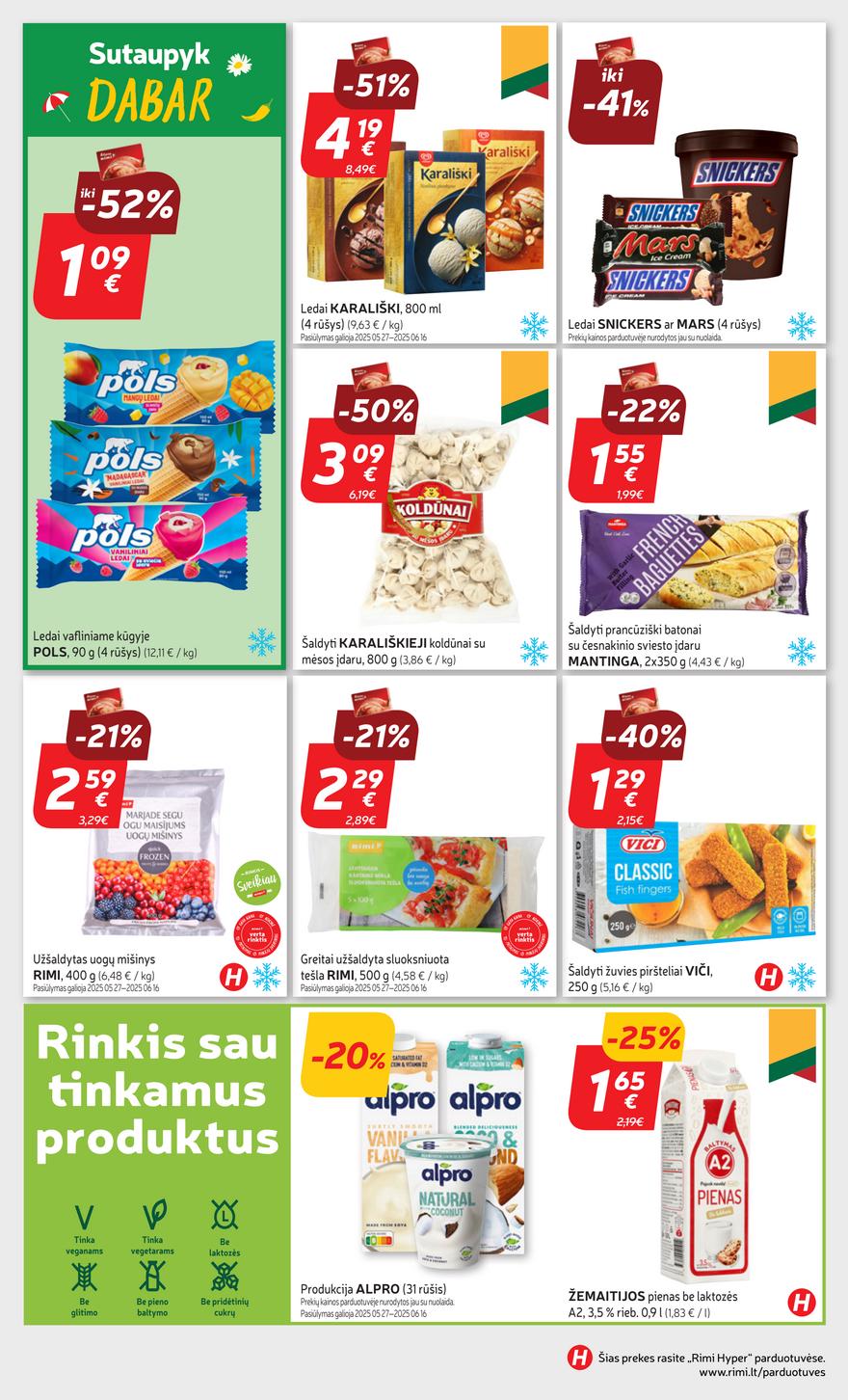 Rimi savaitinis leidinys 22 akcijos nuo 
  2025-05-27 iki 
  2025-06-02 | Leidinukas.lt puslapis 18