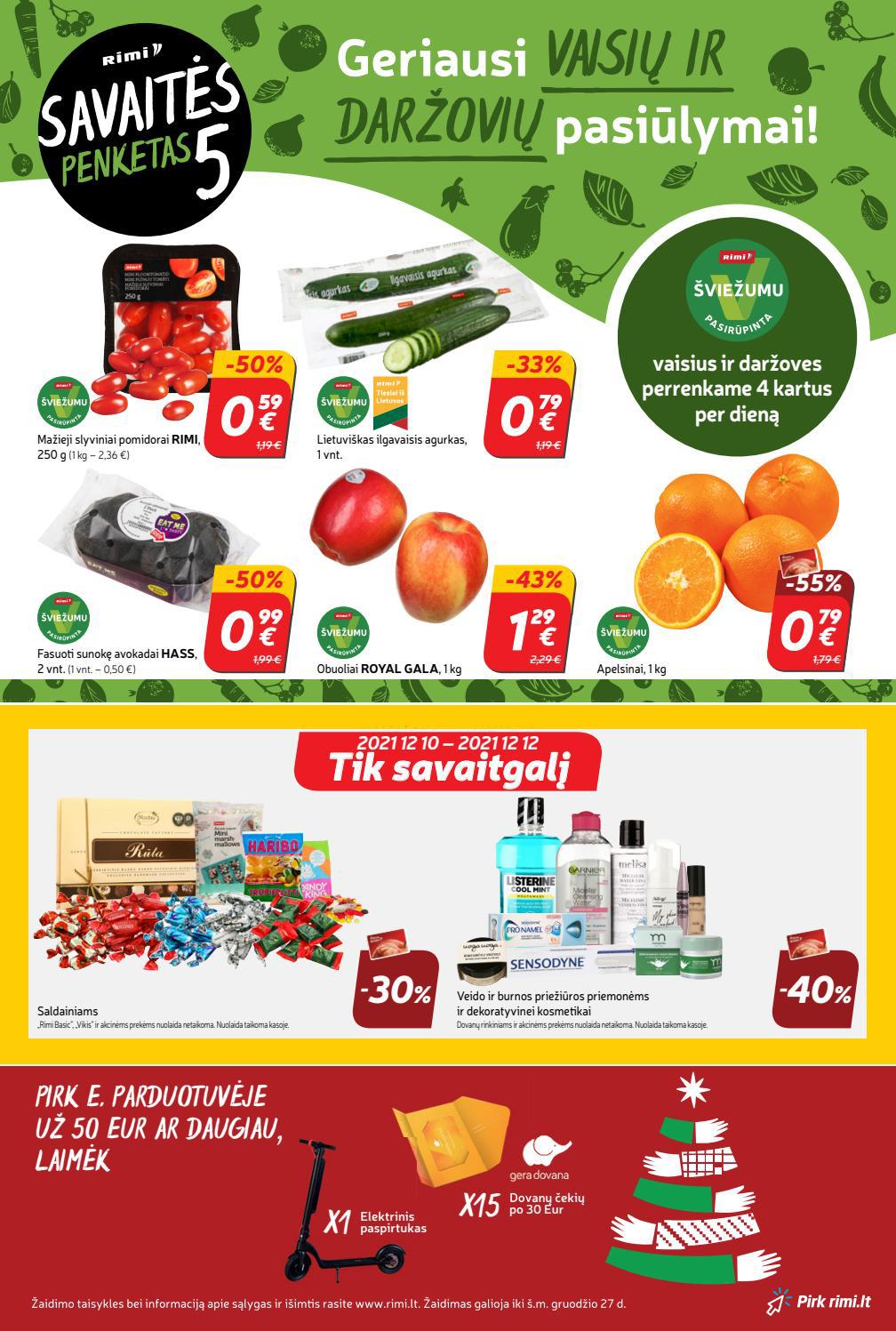 Rimi savaitinis leidinys akcijos nuo 
  2021-12-07 iki 
  2021-12-13 | Leidinukas.lt puslapis 23