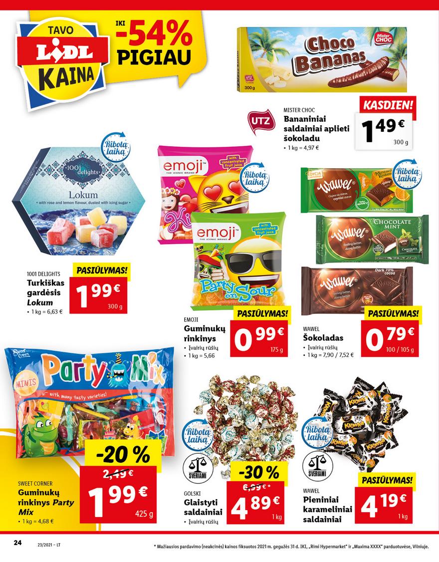Lidl maisto prekių pasiūlymai akcijos nuo 
  2021-06-07 iki 
  2021-06-13 | Leidinukas.lt puslapis 24