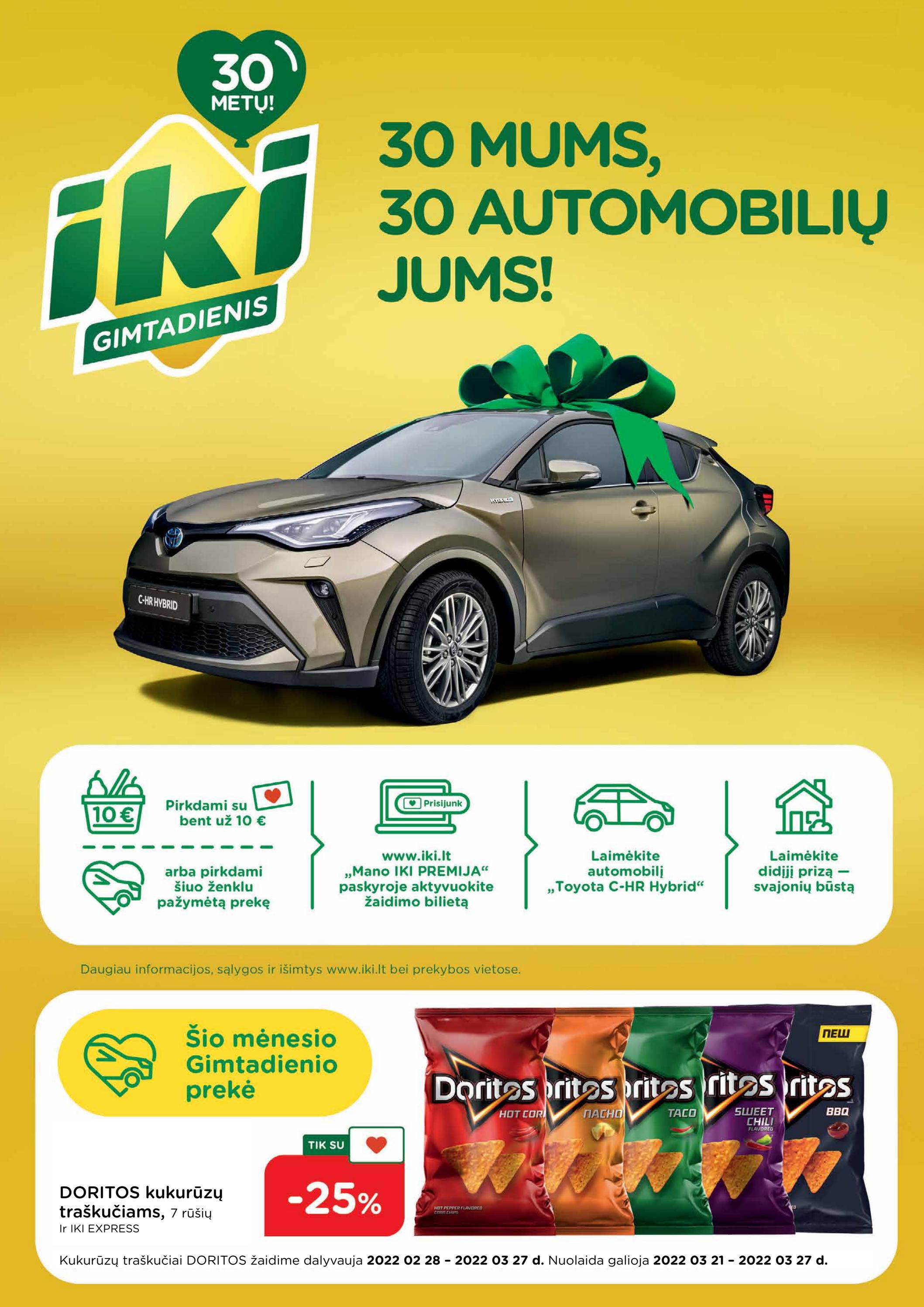 Iki savaitės leidinys akcijos nuo 
  2022-03-21 iki 
  2022-03-27 | Leidinukas.lt puslapis 27