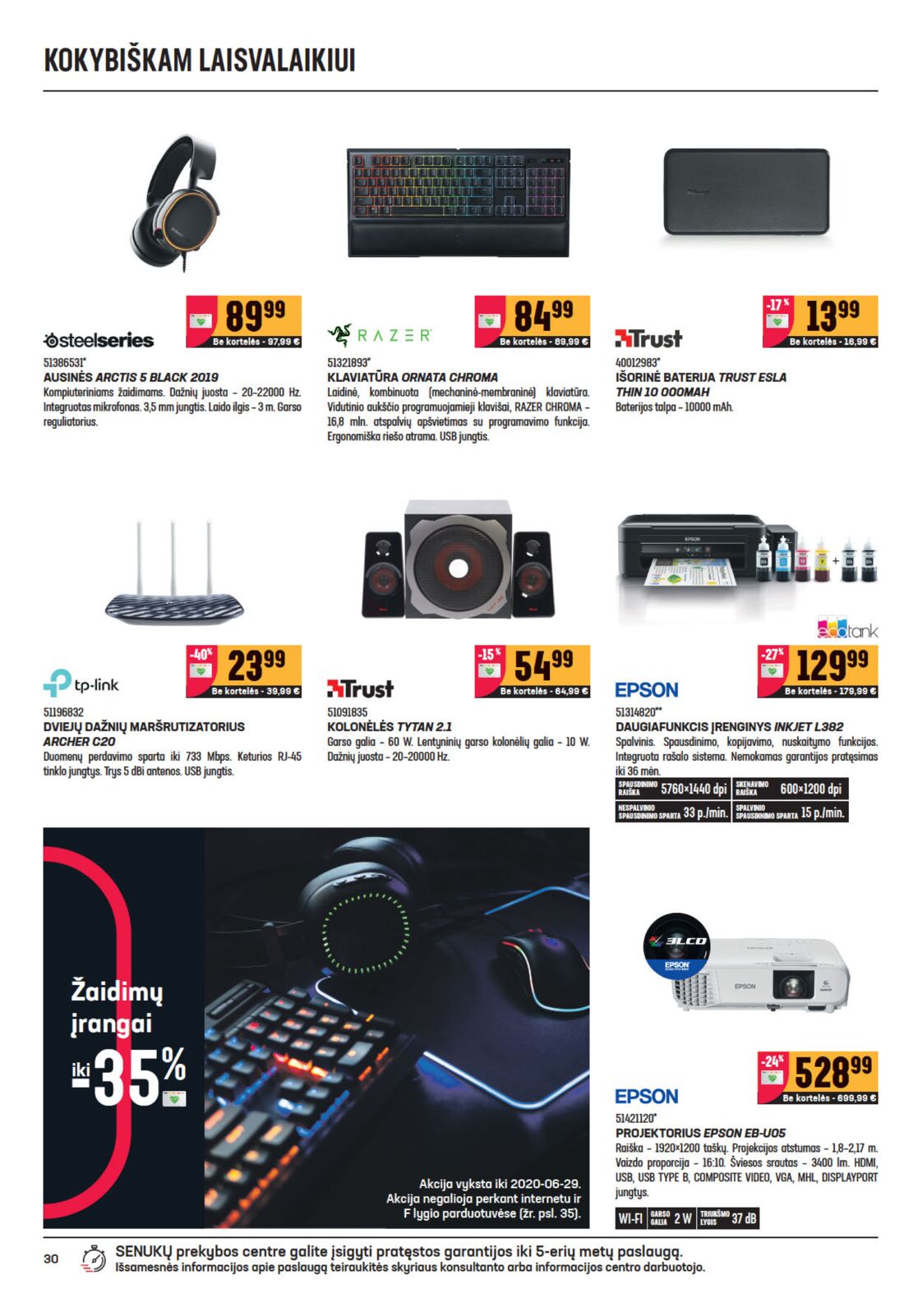 Senukai reklaminis leidinys akcijos nuo 
  2020-06-10 iki 
  2020-06-29 | Leidinukas.lt puslapis 30