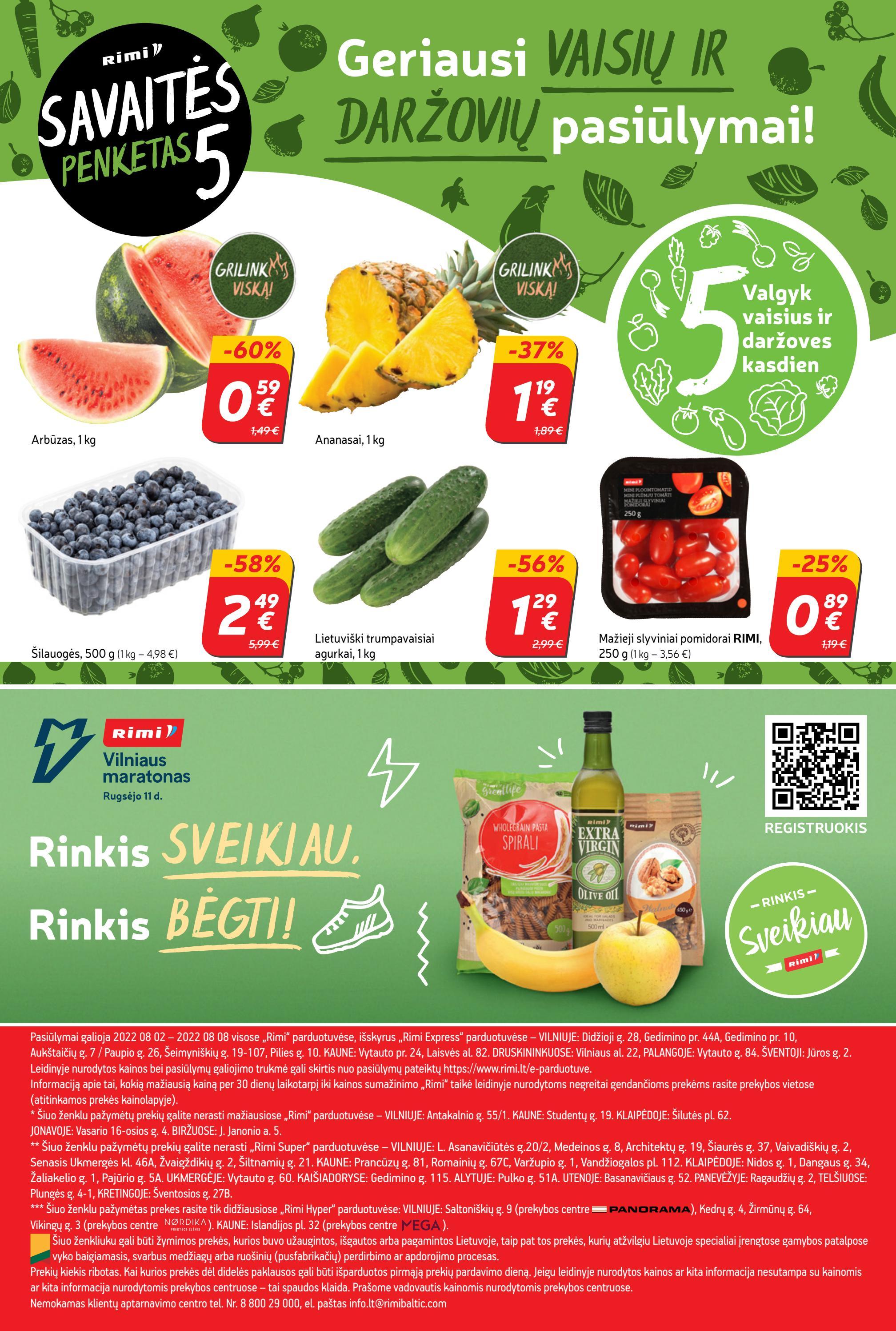 Rimi savaitinis leidinys akcijos nuo 
  2022-08-02 iki 
  2022-08-08 | Leidinukas.lt puslapis 23