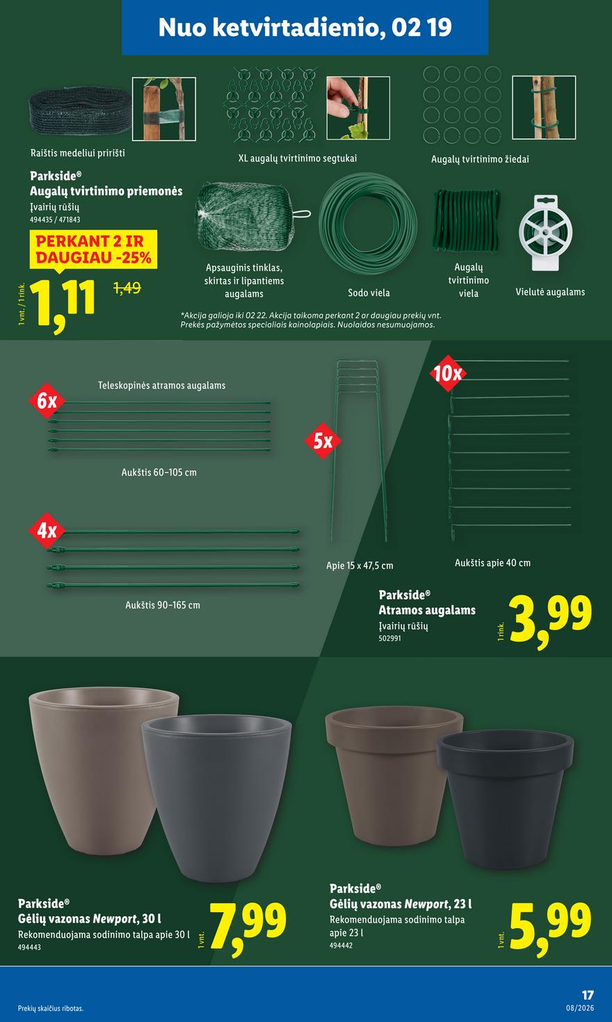 Lidl leidinys naujas akcijos nuo 
  2026-02-16 iki 
  2026-02-22 | Leidinukas.lt puslapis 17