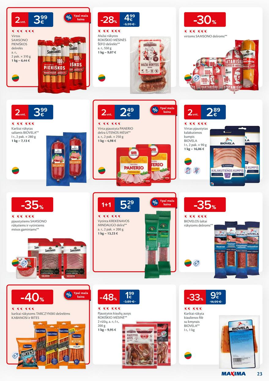 Maxima leidinys akcijos nuo 
  2024-05-21 iki 
  2024-05-27 | Leidinukas.lt puslapis 23
