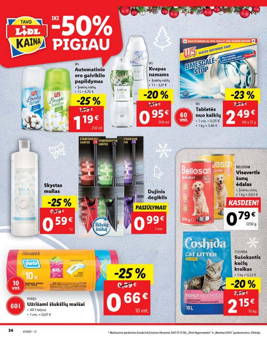 Lidl pasiūlymai akcijos nuo 
  2021-11-22 iki 
  2021-11-28 | Leidinukas.lt puslapis 34