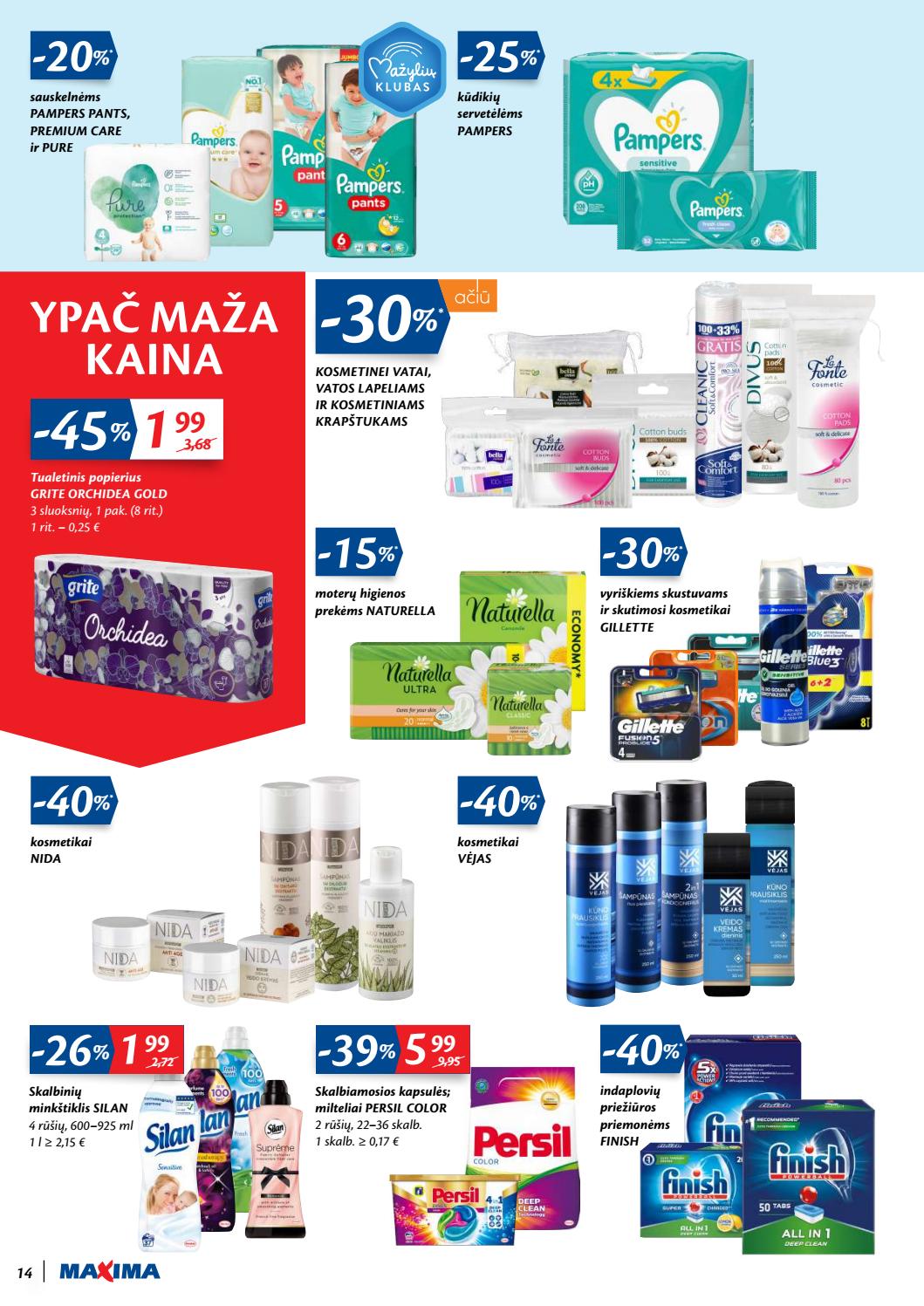Maxima kaininis leidinys akcijos nuo 
  2020-01-02 iki 
  2020-01-06 | Leidinukas.lt puslapis 14