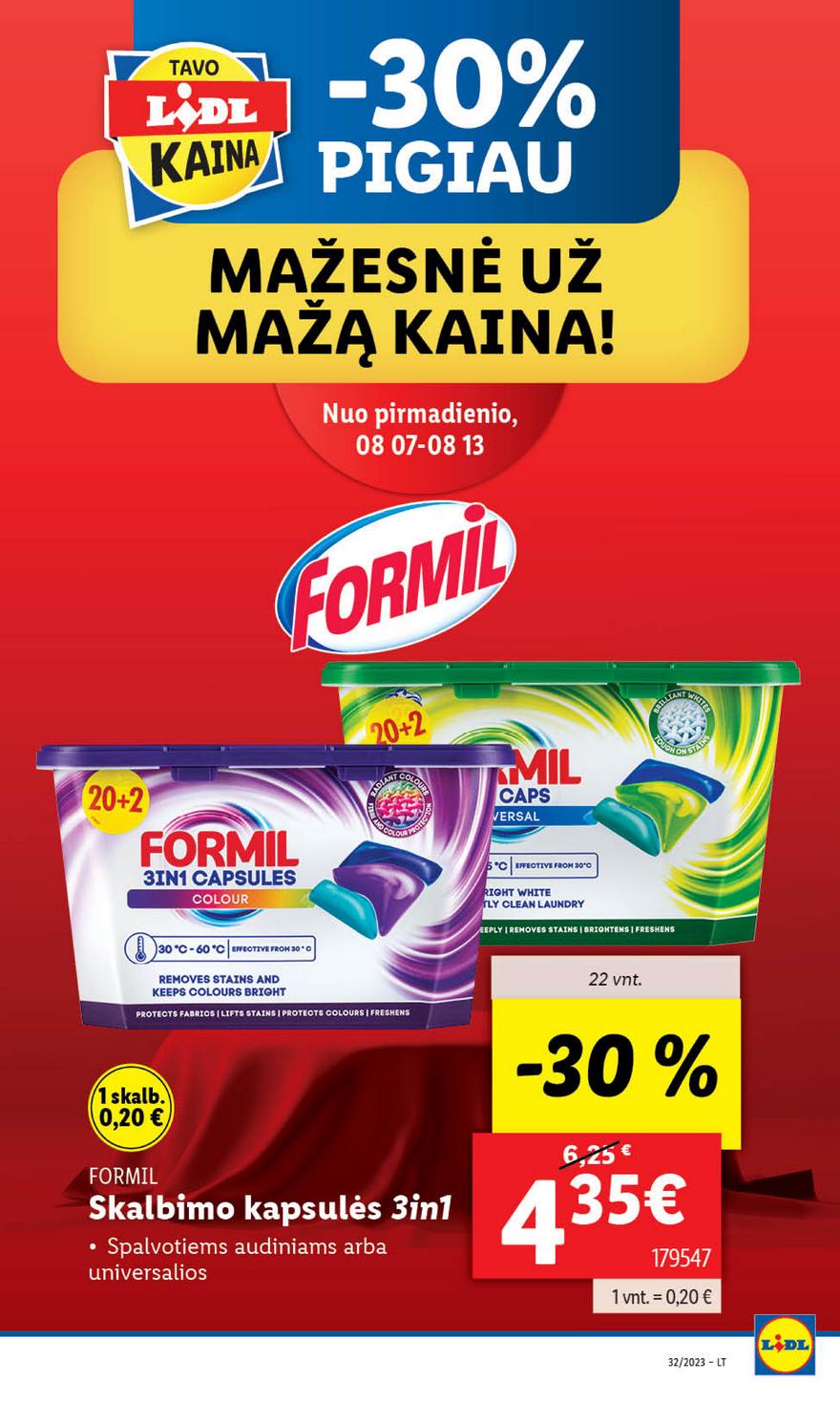 Lidl pasiūlymai akcijos nuo 
  2023-08-07 iki 
  2023-08-13 | Leidinukas.lt puslapis 17