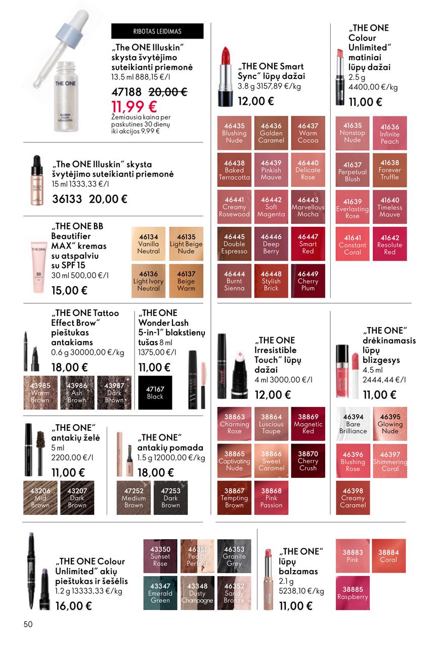 Oriflame katalogas akcijos nuo 
  2026-04-22 iki 
  2026-05-12 | Leidinukas.lt puslapis 50