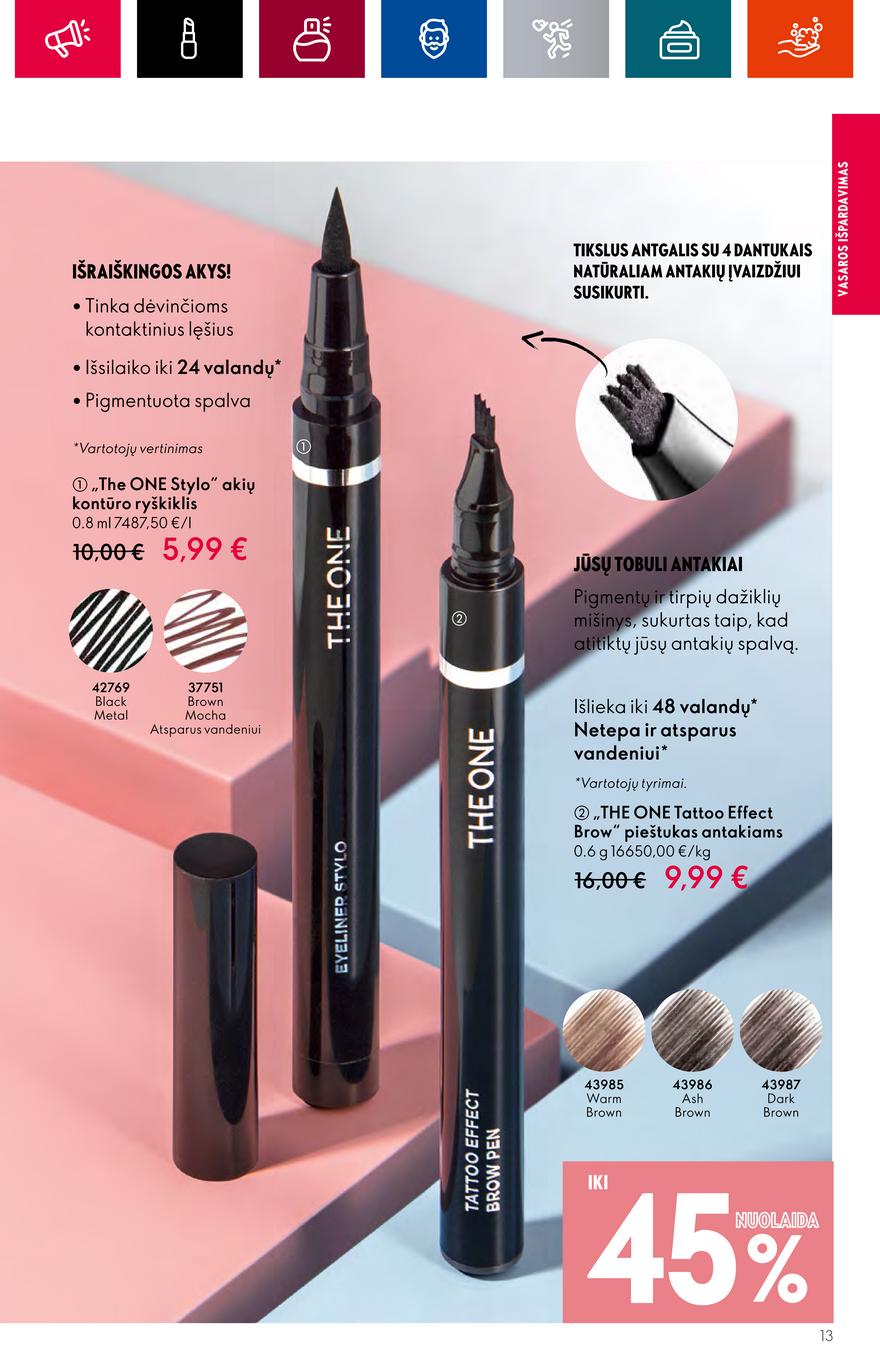 Oriflame leidinys akcijos nuo 
  2023-07-19 iki 
  2023-08-01 | Leidinukas.lt puslapis 13