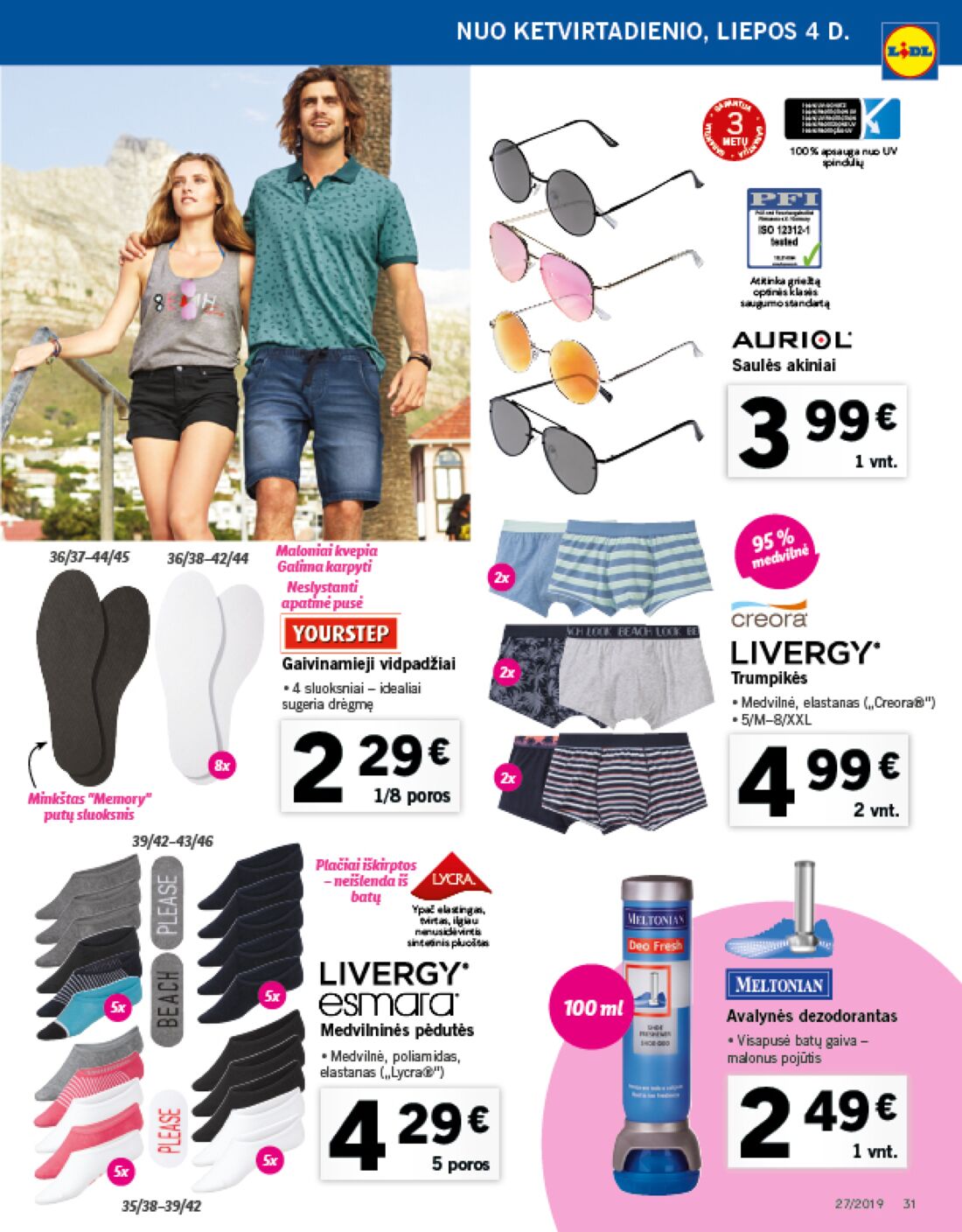 Lidl savaitinis leidinys akcijos nuo 
  2019-07-01 iki 
  2019-07-07 | Leidinukas.lt puslapis 31