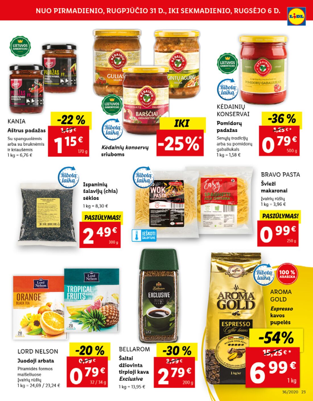 Lidl savaitinis leidinys akcijos nuo 
  2020-08-31 iki 
  2020-09-06 | Leidinukas.lt puslapis 23