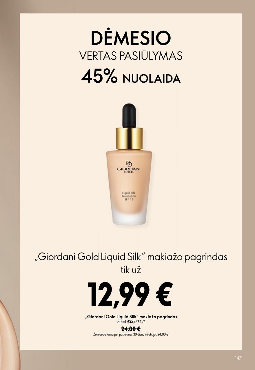 Oriflame katalogas akcijos nuo 
  2026-06-24 iki 
  2026-07-14 | Leidinukas.lt puslapis 147