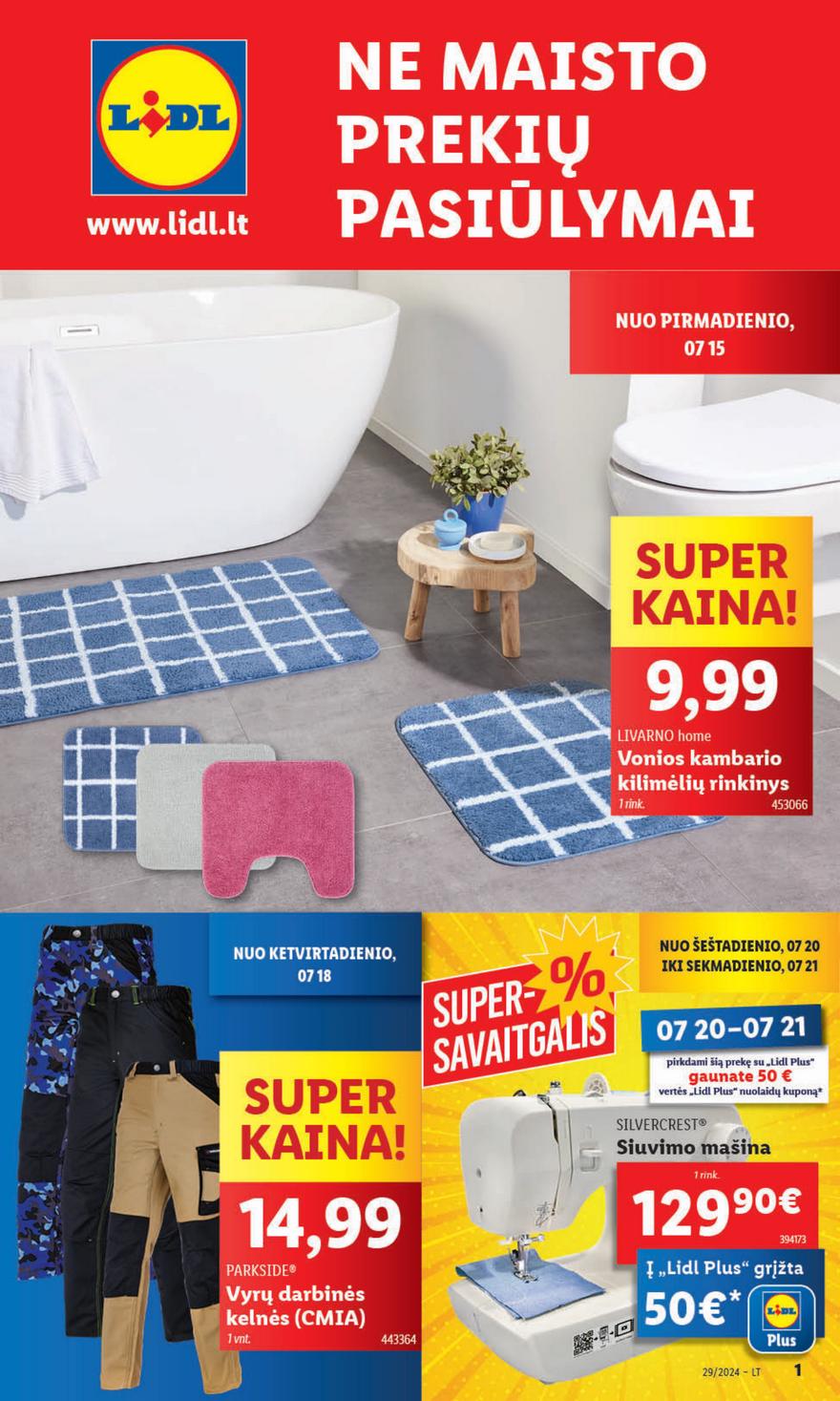 Lidl ne maisto leidinys akcijos nuo 
  2024-07-15 iki 
  2024-07-21 | Leidinukas.lt puslapis 1