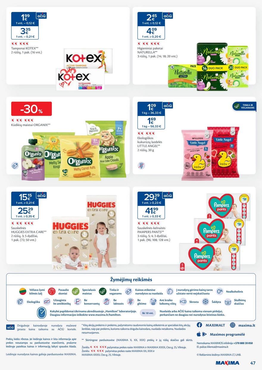 Maxima leidinys 20 akcijos nuo 
  2025-05-13 iki 
  2025-05-19 | Leidinukas.lt puslapis 47