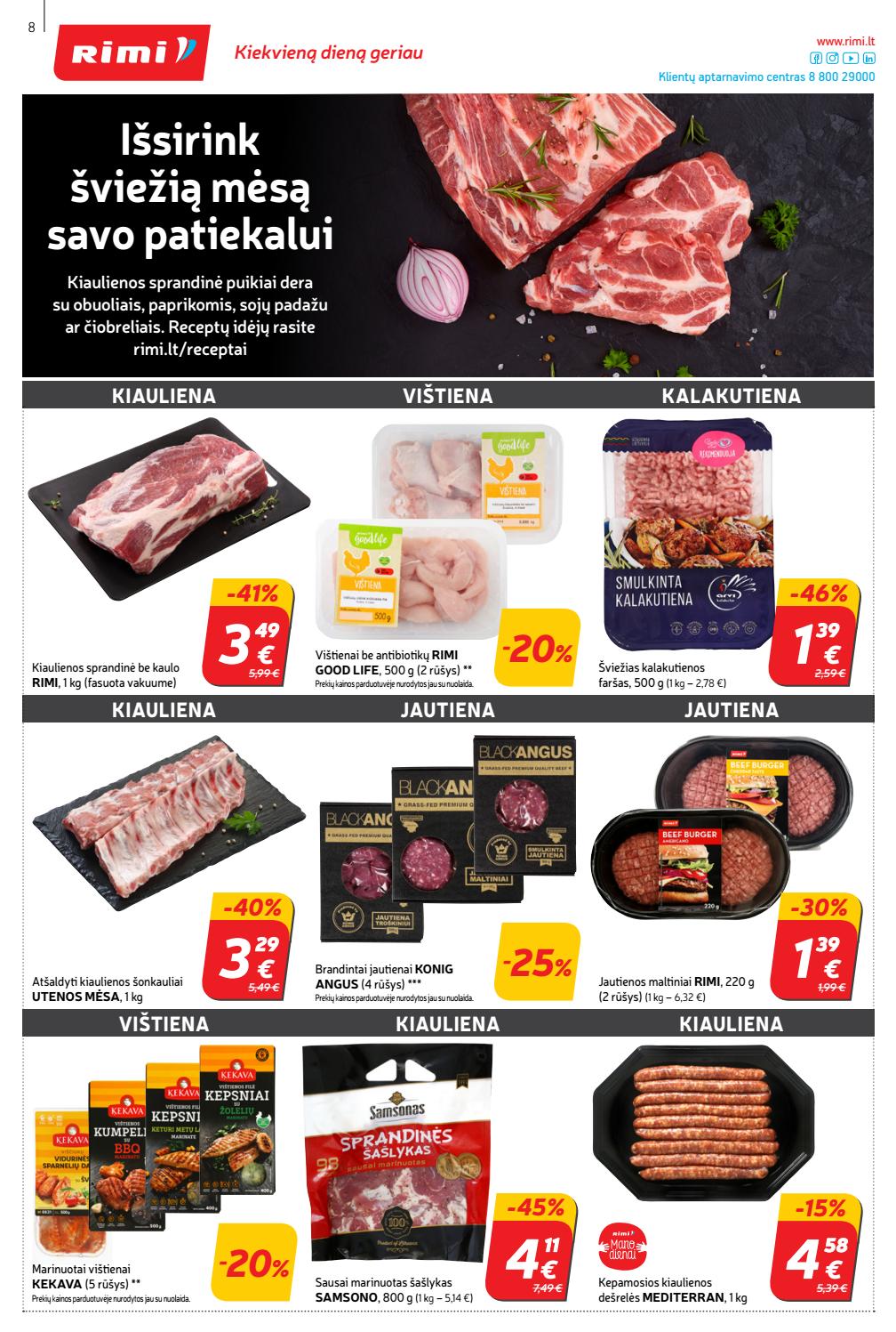 Rimi savaitinis leidinys akcijos nuo 
  2020-08-11 iki 
  2020-08-17 | Leidinukas.lt puslapis 8