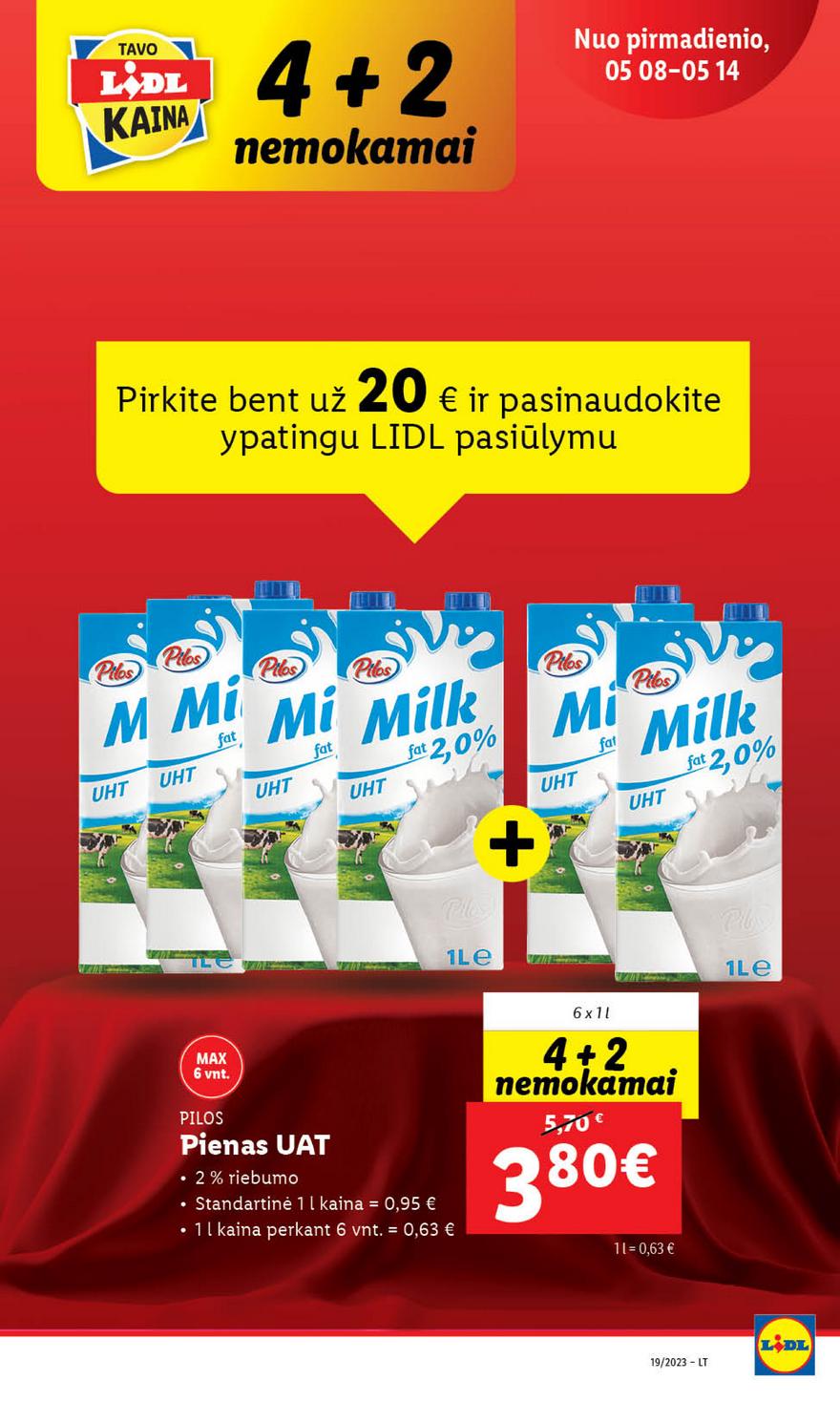 Lidl pasiūlymai akcijos nuo 
  2023-05-08 iki 
  2023-05-14 | Leidinukas.lt puslapis 2