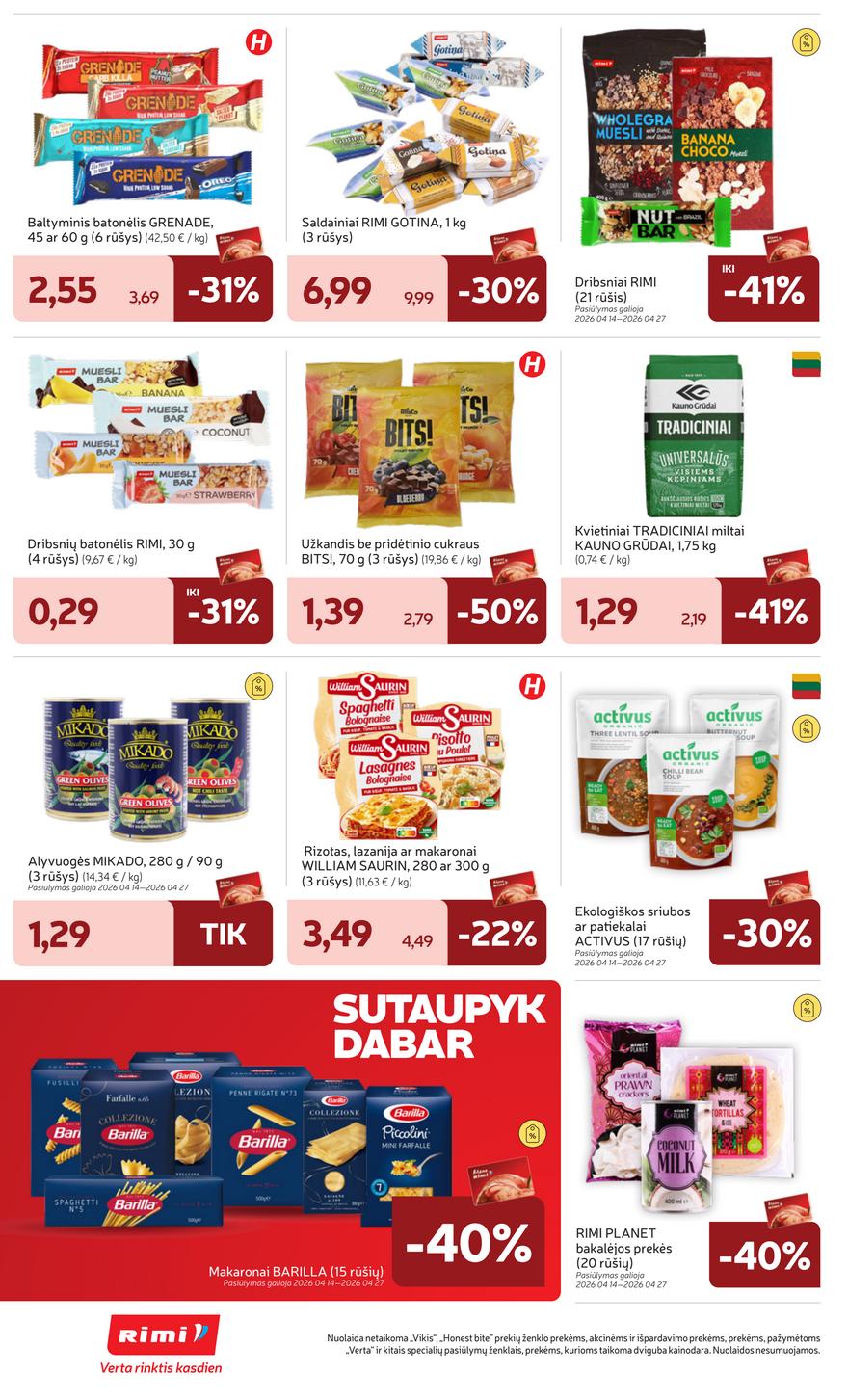 Rimi leidinys akcijos nuo 
  2026-04-14 iki 
  2026-04-20 | Leidinukas.lt puslapis 26