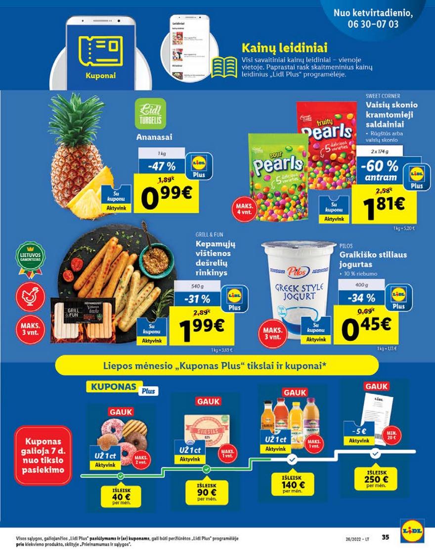Lidl pasiūlymai akcijos nuo 
  2022-06-27 iki 
  2022-07-03 | Leidinukas.lt puslapis 35