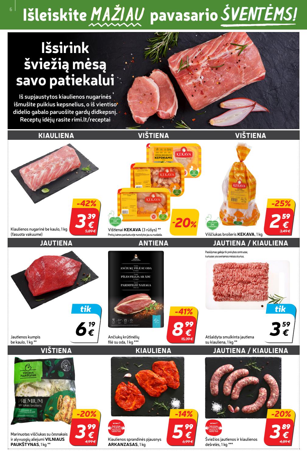Rimi savaitinis leidinys akcijos nuo 
  2021-03-23 iki 
  2021-03-29 | Leidinukas.lt puslapis 6
